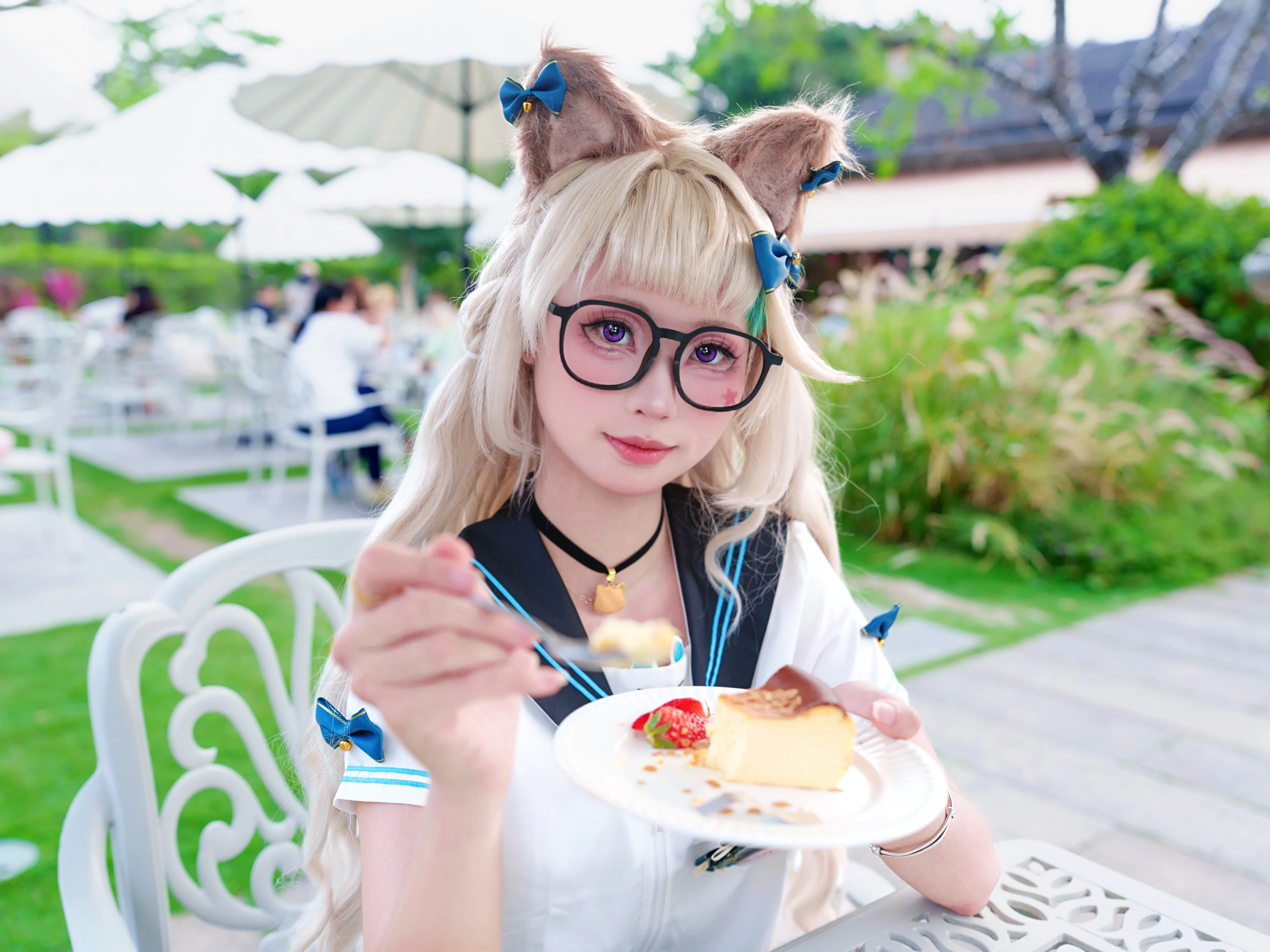 【琳妮特cos】原神里的猫系少女午后闲游 - 第 3 张