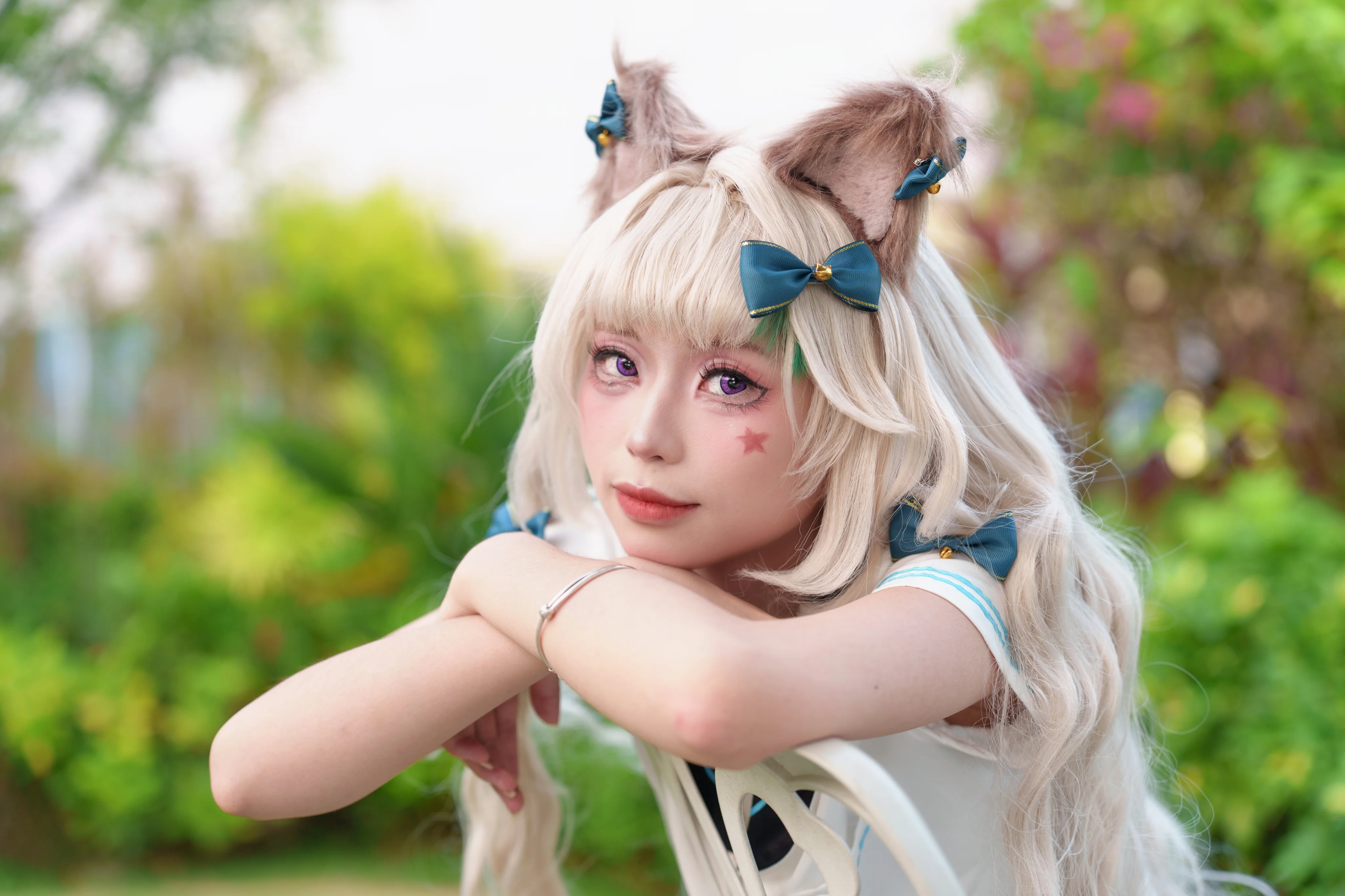 【琳妮特cos】原神里的猫系少女午后闲游 - 第 4 张