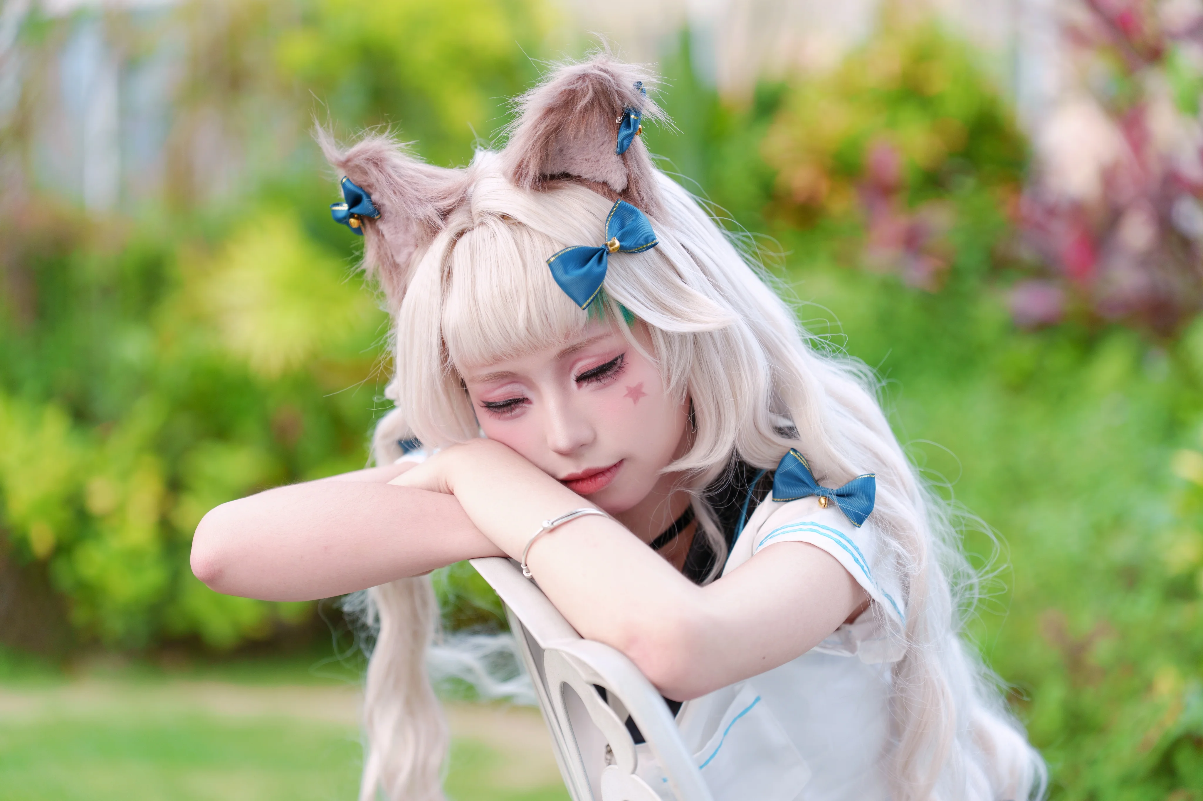 【琳妮特cos】原神里的猫系少女午后闲游 - 第 5 张