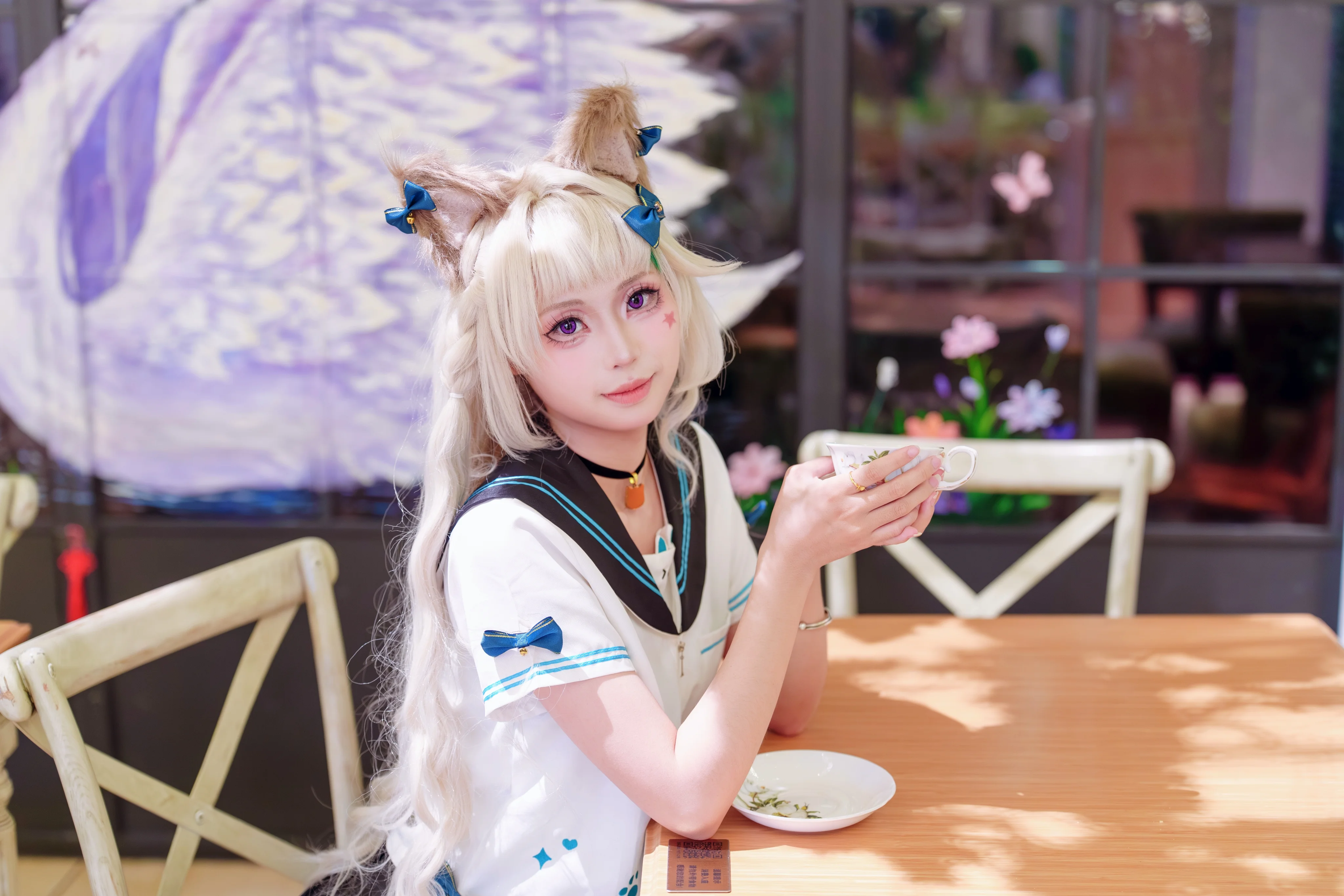【琳妮特cos】原神里的猫系少女午后闲游 - 第 9 张