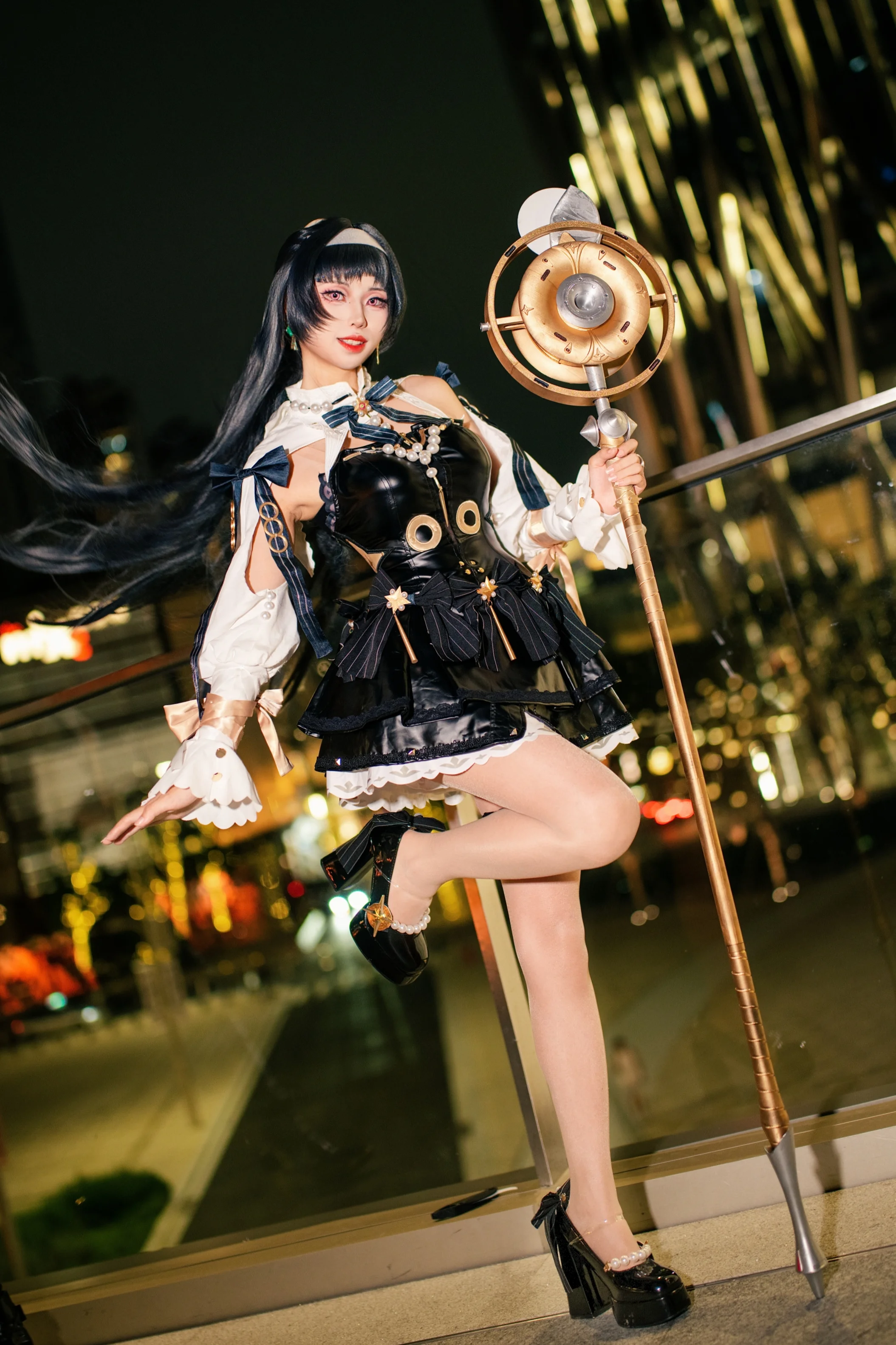 【耀嘉音cos】绝区零新艾利都的魔法之夜，高还原外拍