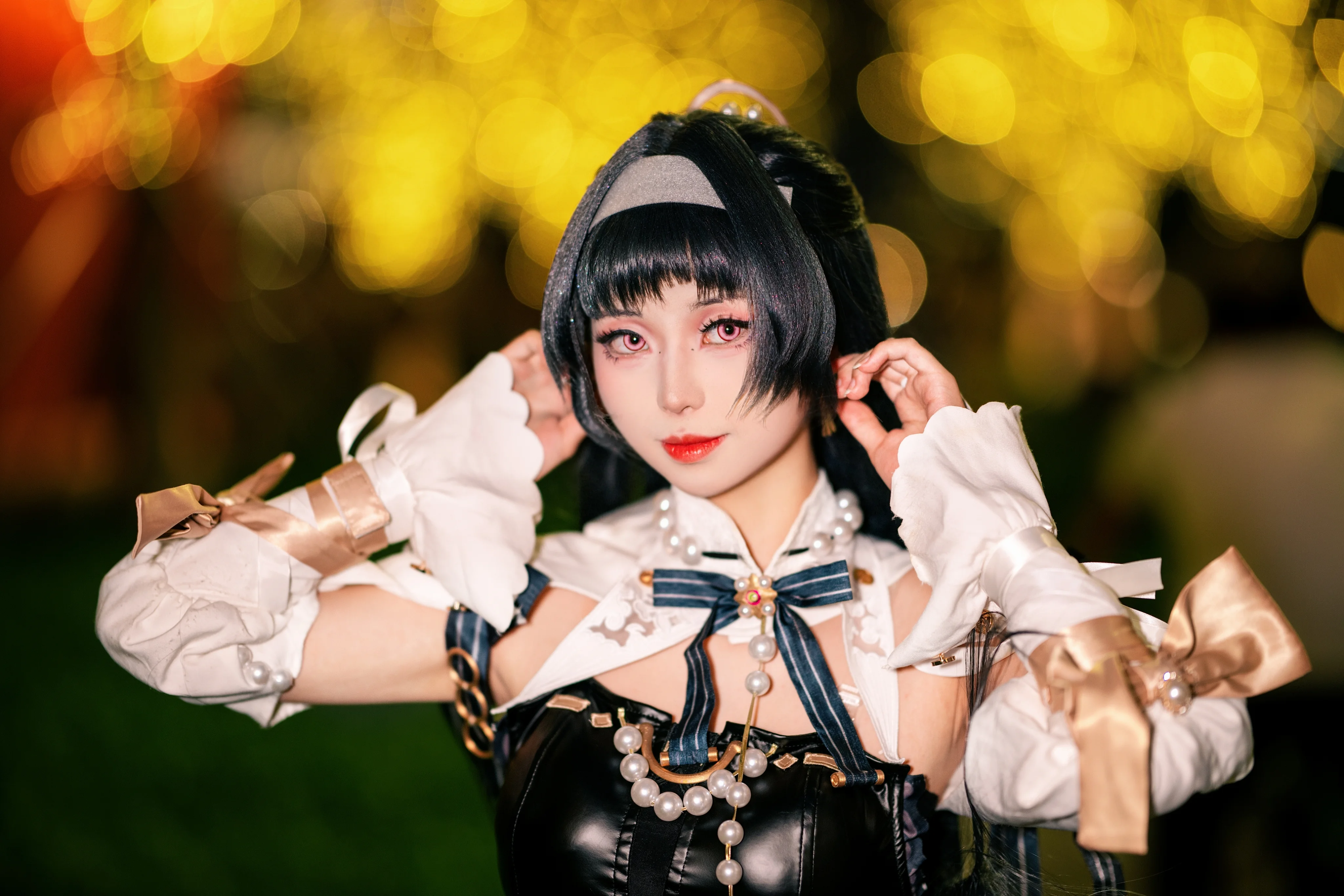 【耀嘉音cos】绝区零新艾利都的魔法之夜，高还原外拍 - 第 2 张