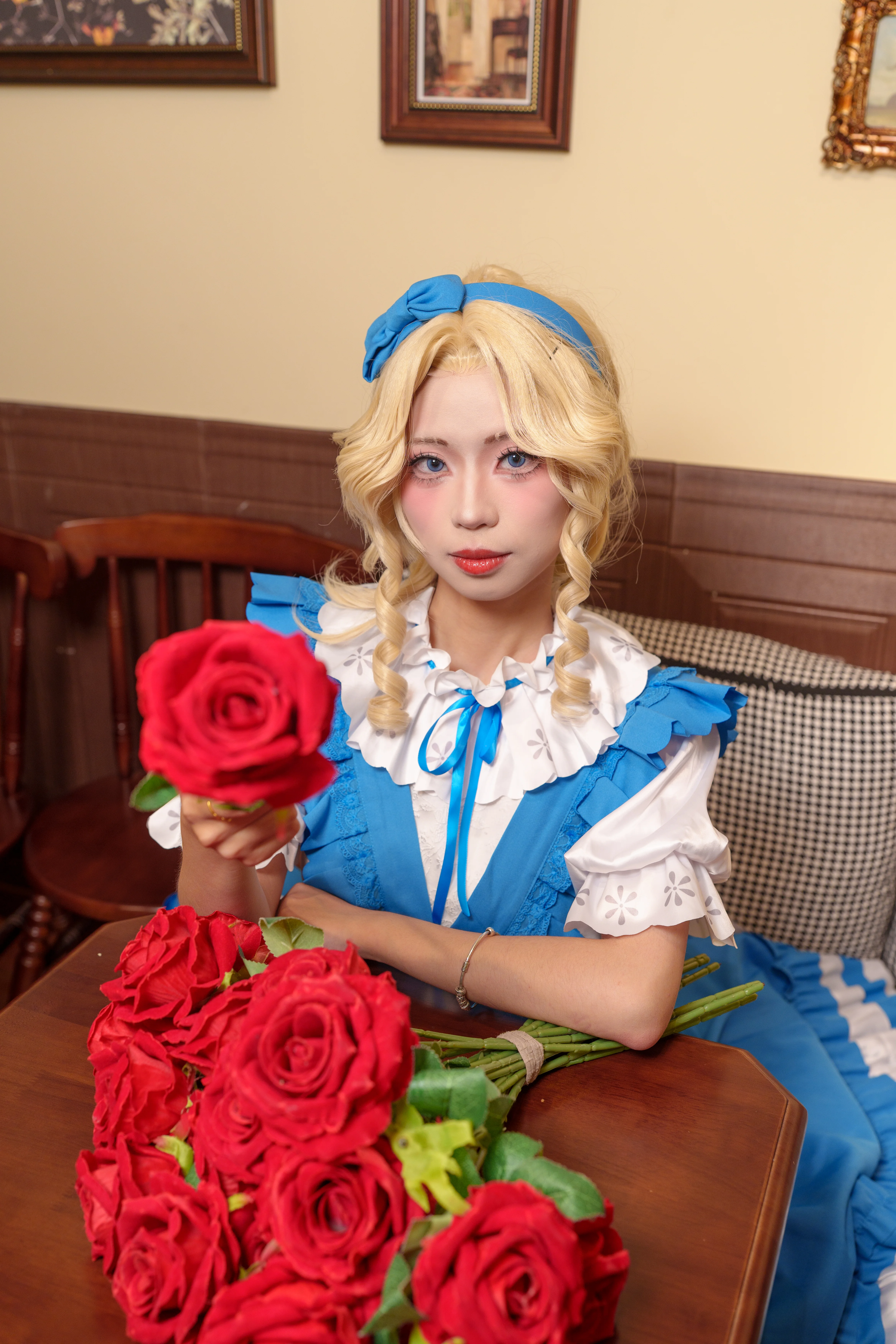 【愛麗絲cos】第五人格兔子洞探索，花房裡的原圖直出 - 第 8 張