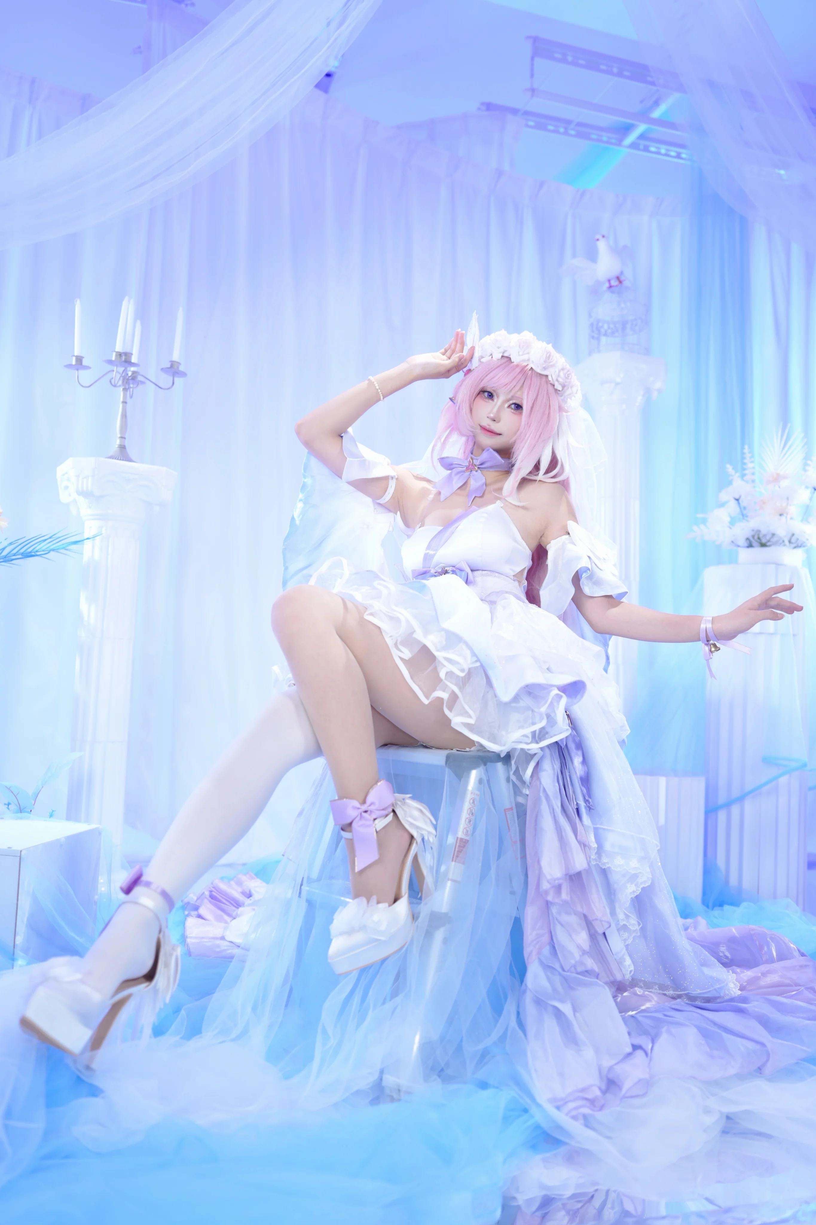 【爱莉希雅cos】崩坏3花间颂歌同人正片分享