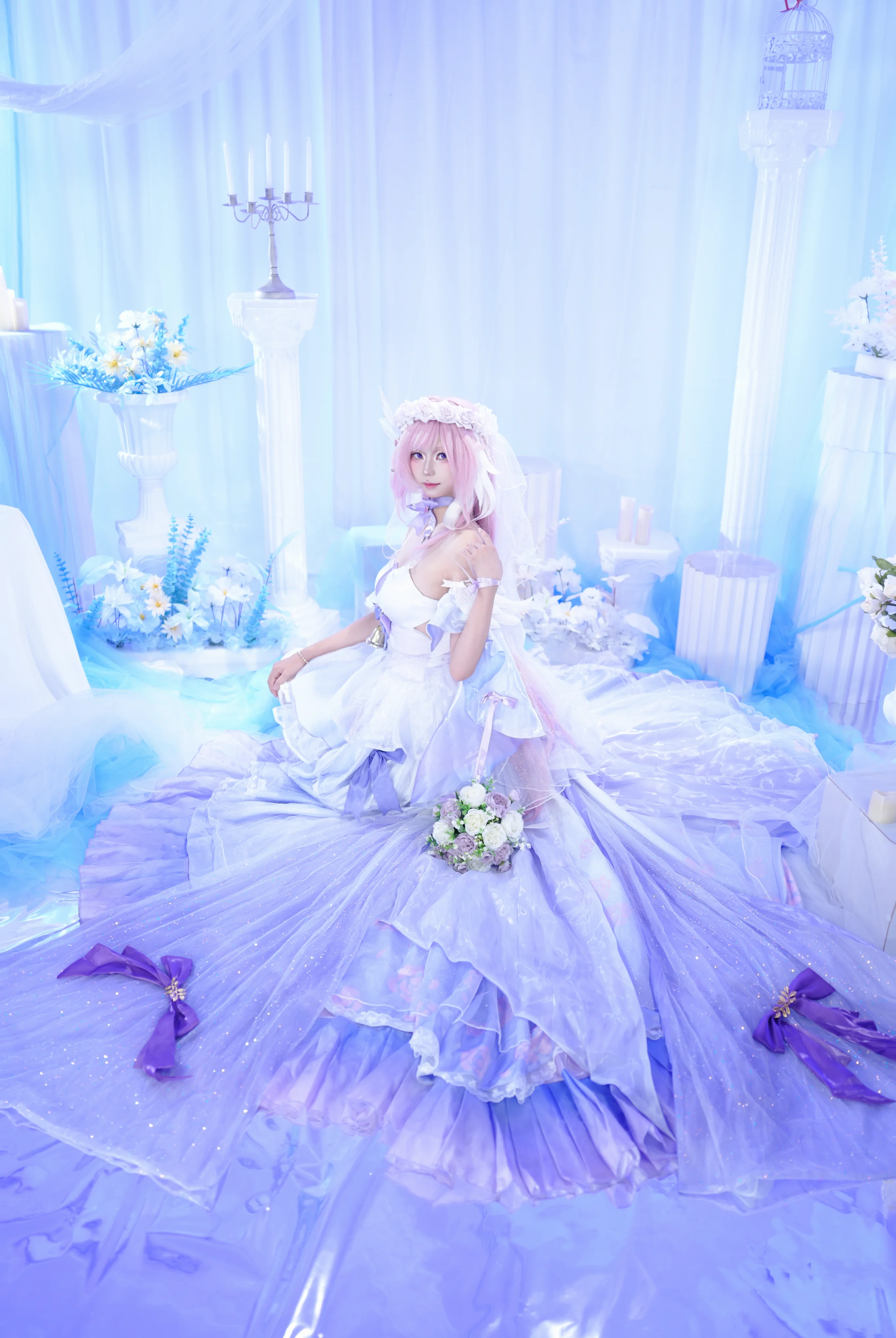 【愛莉希雅cos】花間頌歌的溫柔，在夢幻輕紗中迴響 - 第 5 張