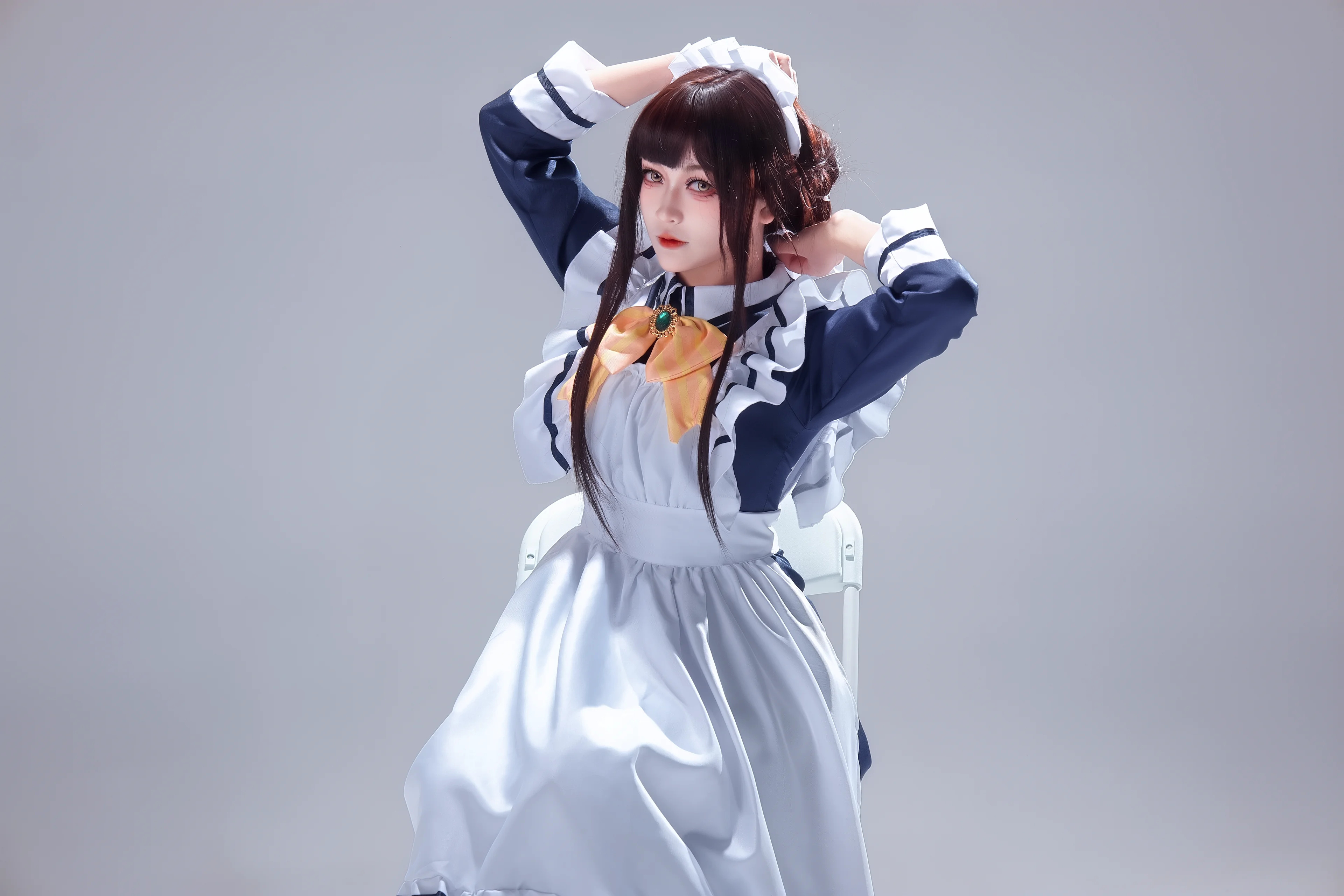 【棗子姐cos】星光咖啡館裡的手辦質感女僕裝 - 第 3 張