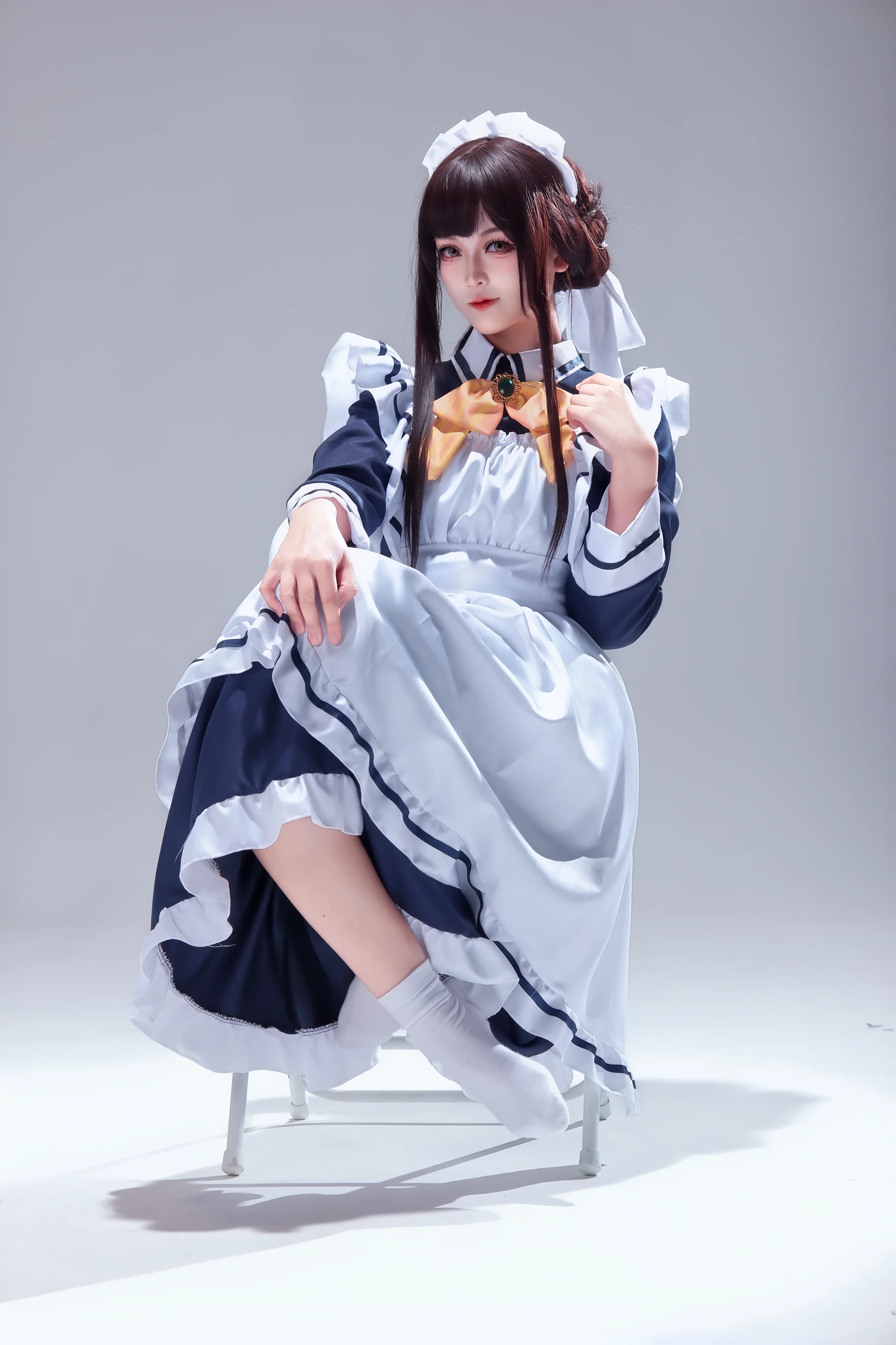 【棗子姐cos】星光咖啡館裡的手辦質感女僕裝 - 第 4 張