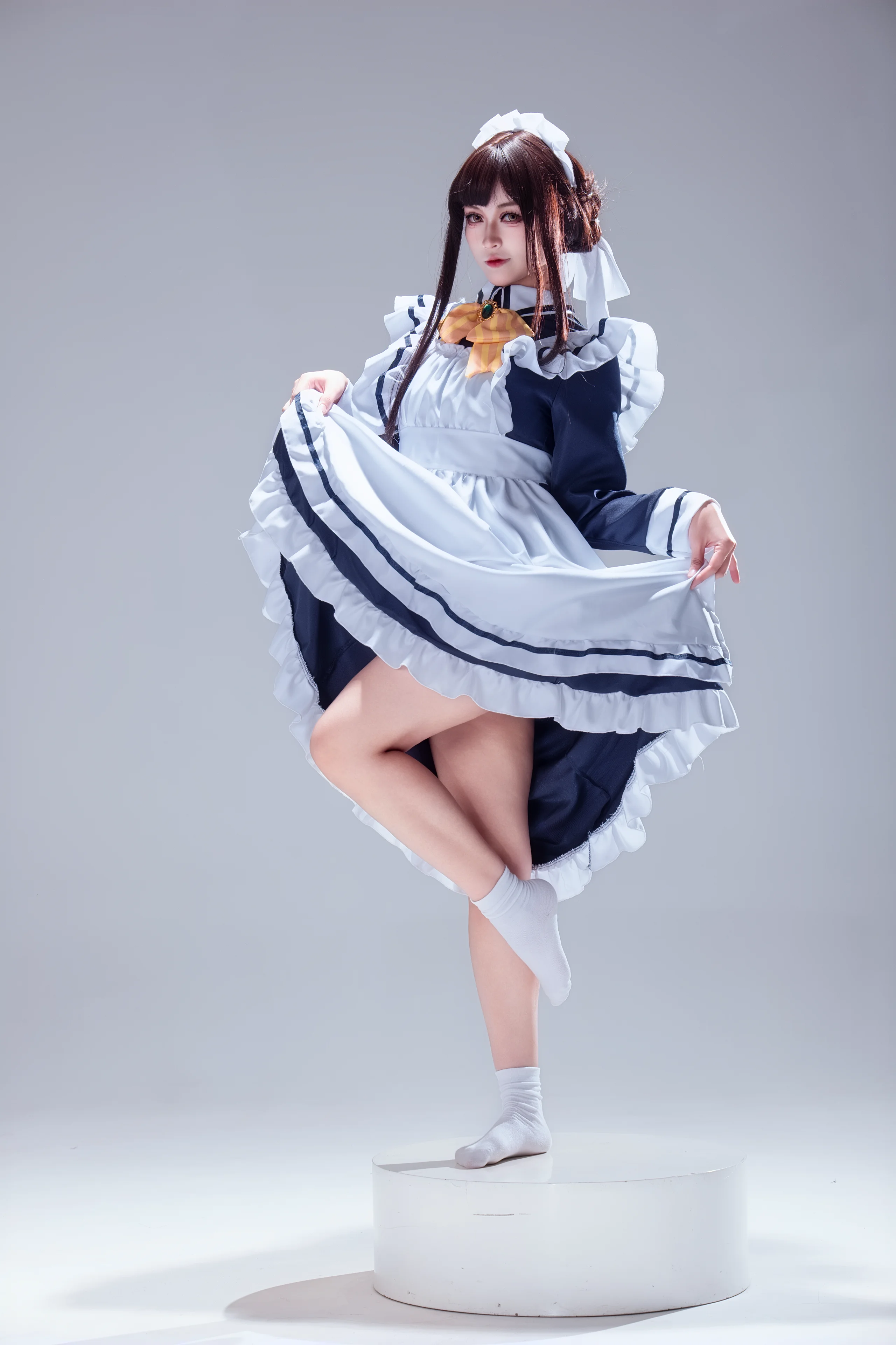 【棗子姐cos】星光咖啡館裡的手辦質感女僕裝 - 第 9 張