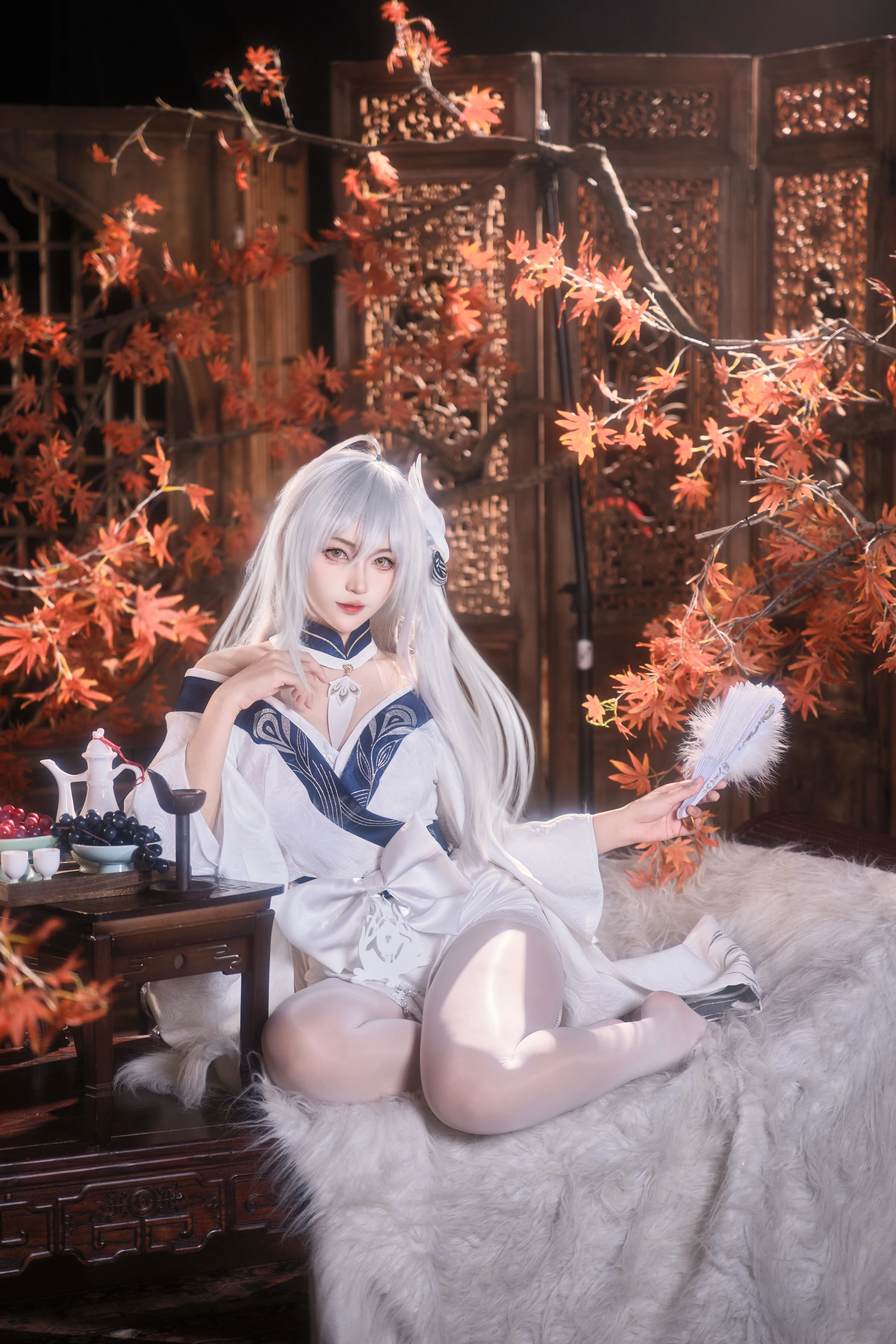 【碧藍航線白鳳cos】紅楓古韻下的清冷之美 - 第 5 張