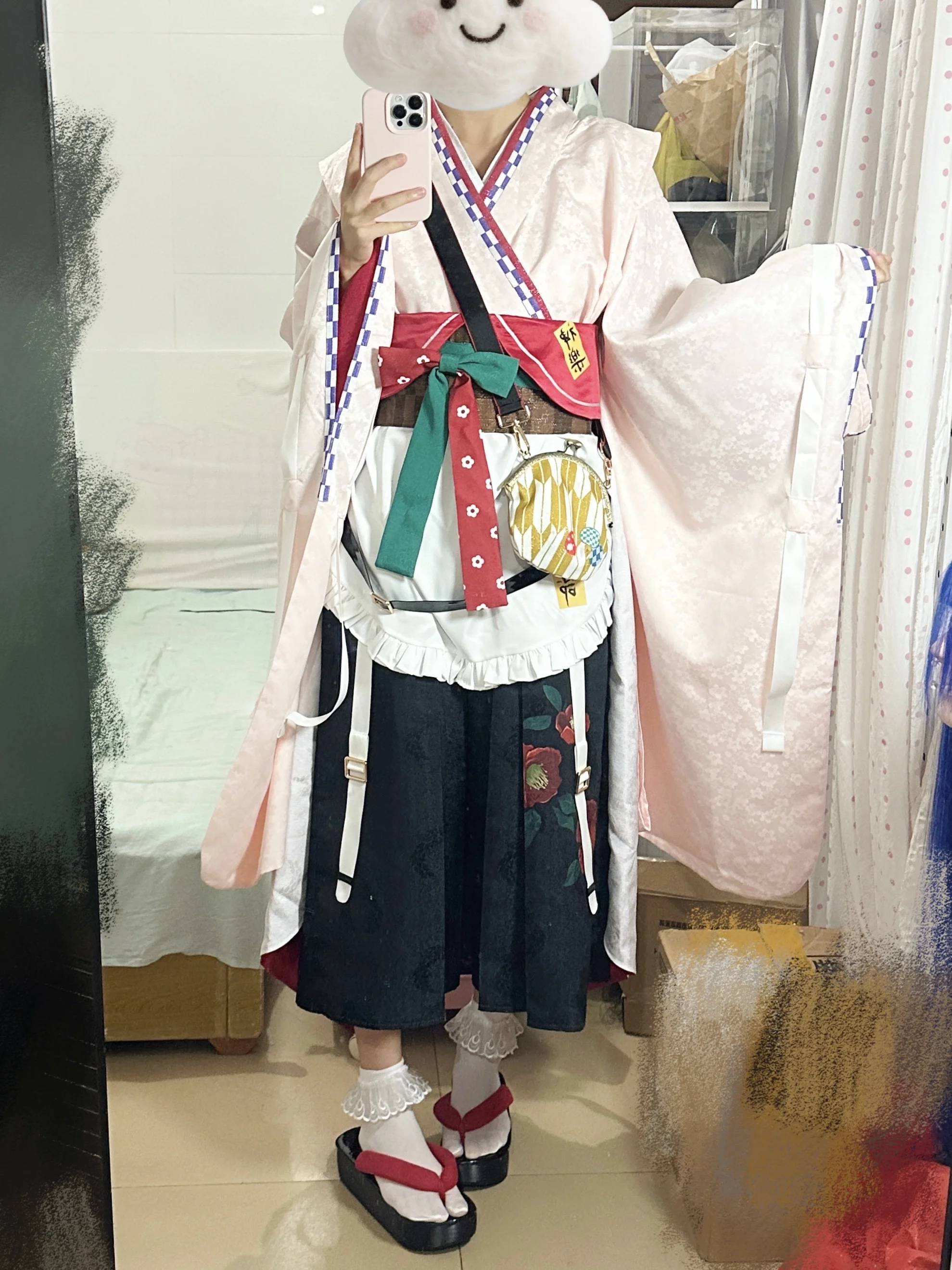 【铃兰雪霁cos】元梦星球这套和风服的试穿与改造建议 - 第 1 张