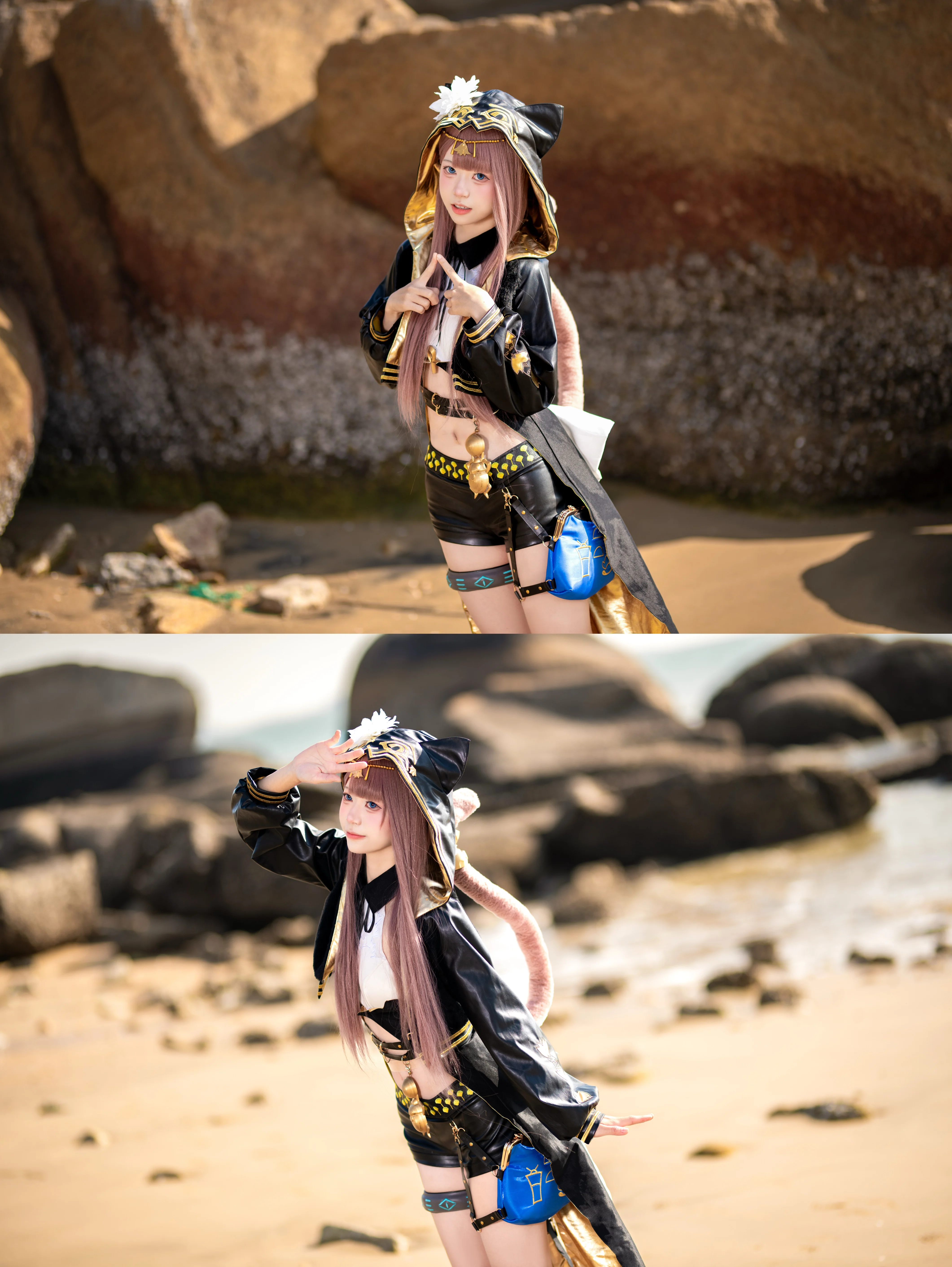 【佩佩cos】海风与礁石，在明日方舟的世界里尽情探索 - 第 3 张
