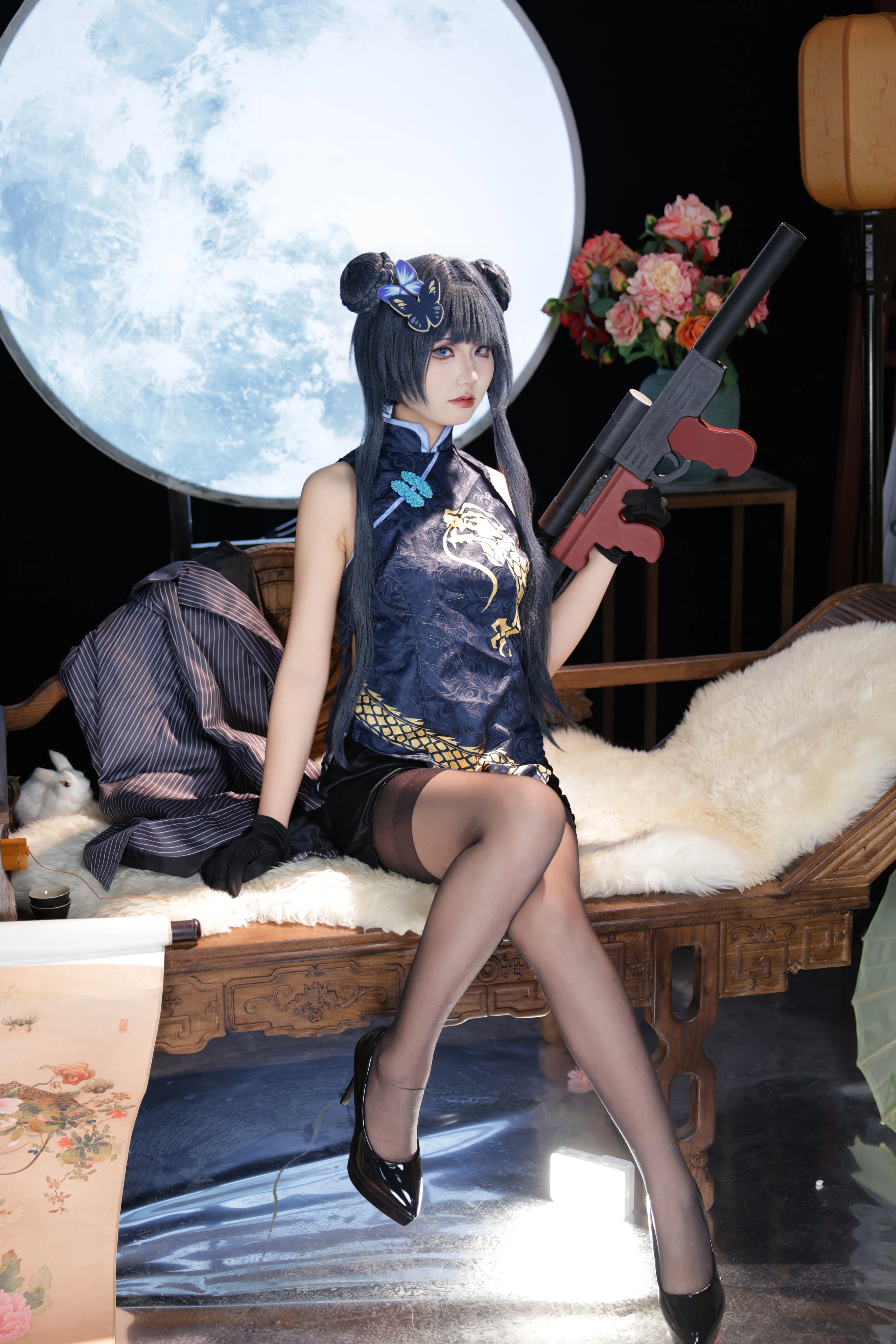 【門主様 コスプレ】ブルーアーカイブ山海経門主の月下长枪撮影本編