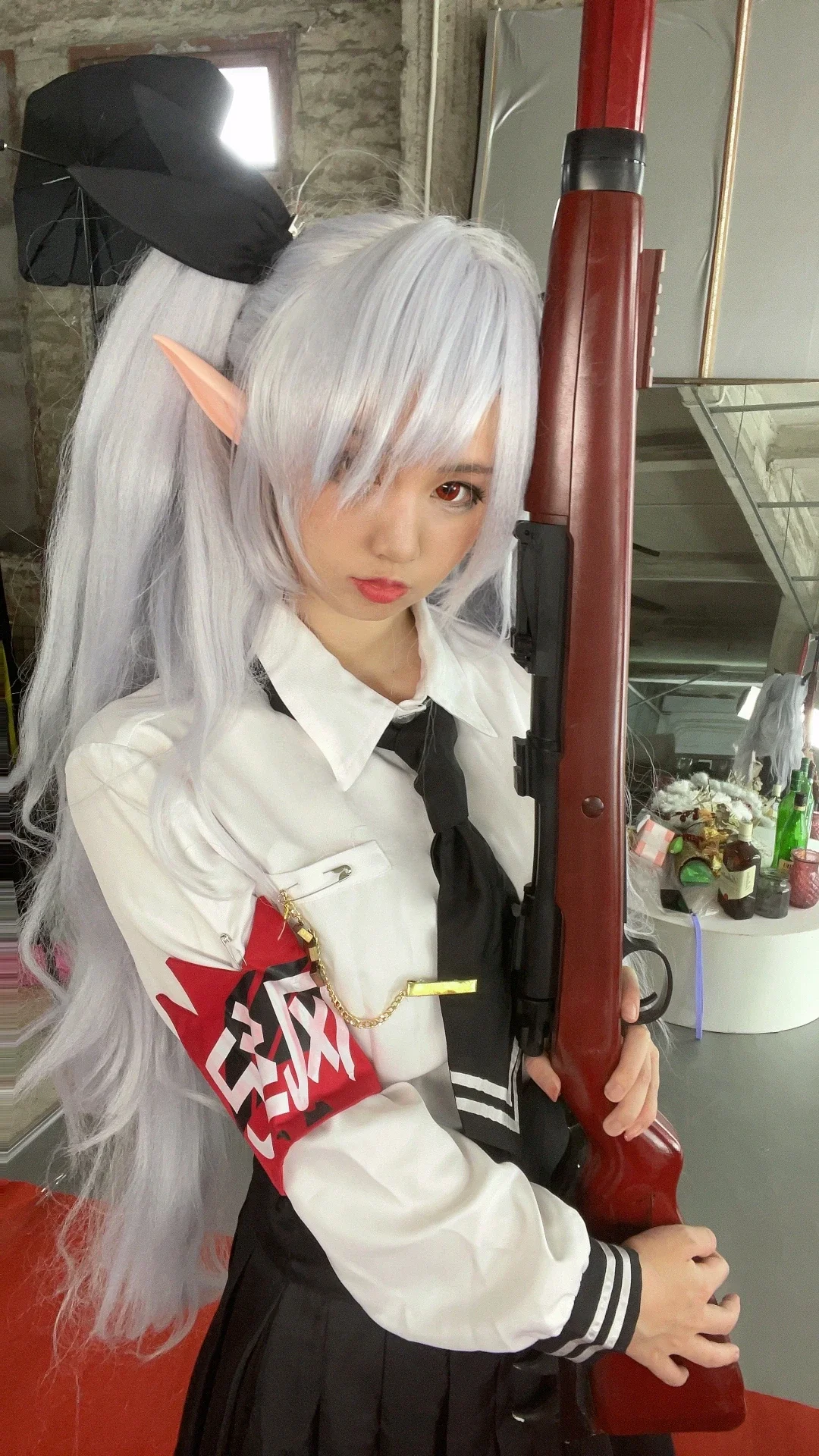 【佐仓梓cos】蔚蓝档案战术少女的棚拍实录 - 第 3 张