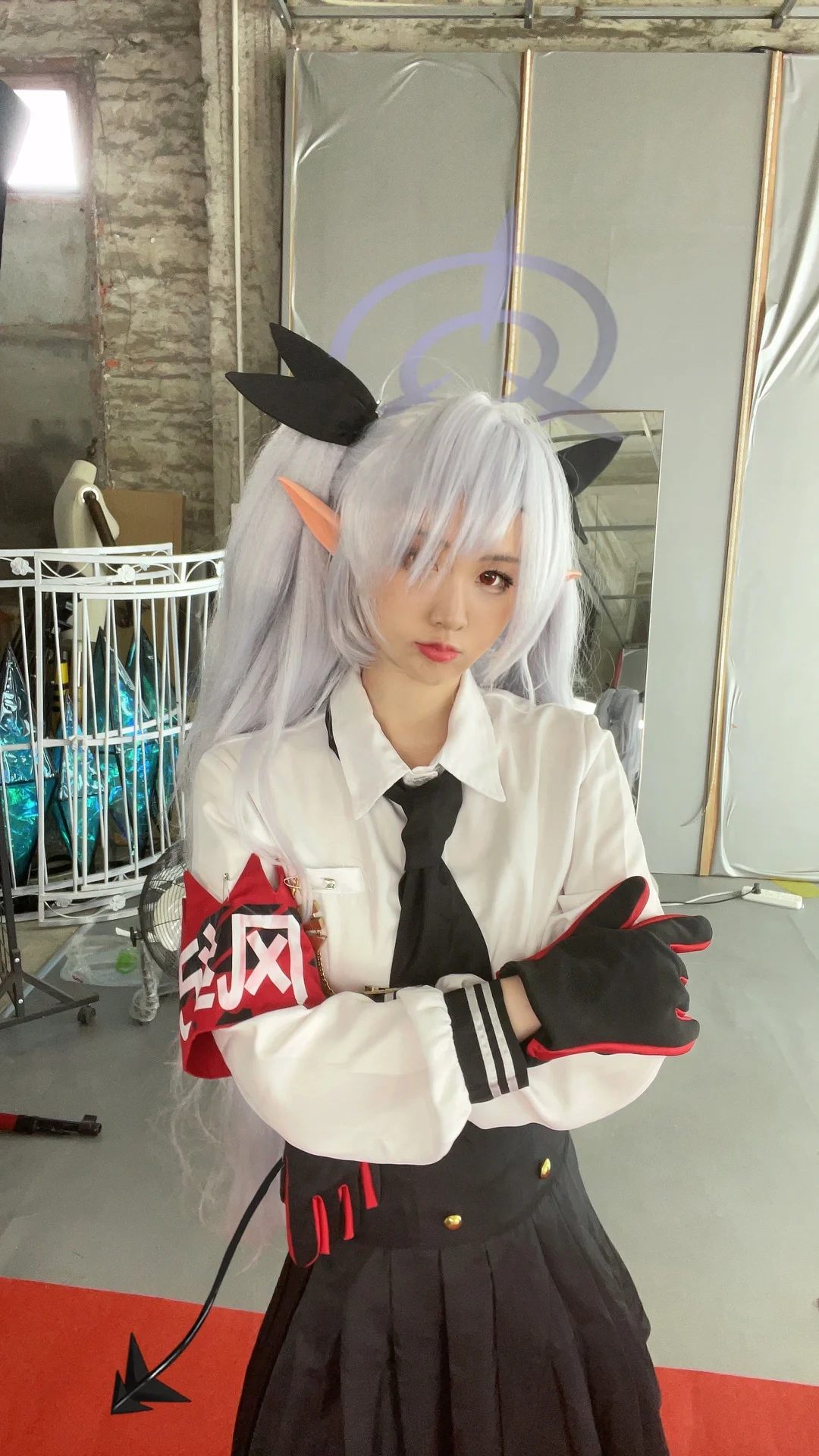 【佐仓梓cos】蔚蓝档案战术少女的棚拍实录 - 第 4 张