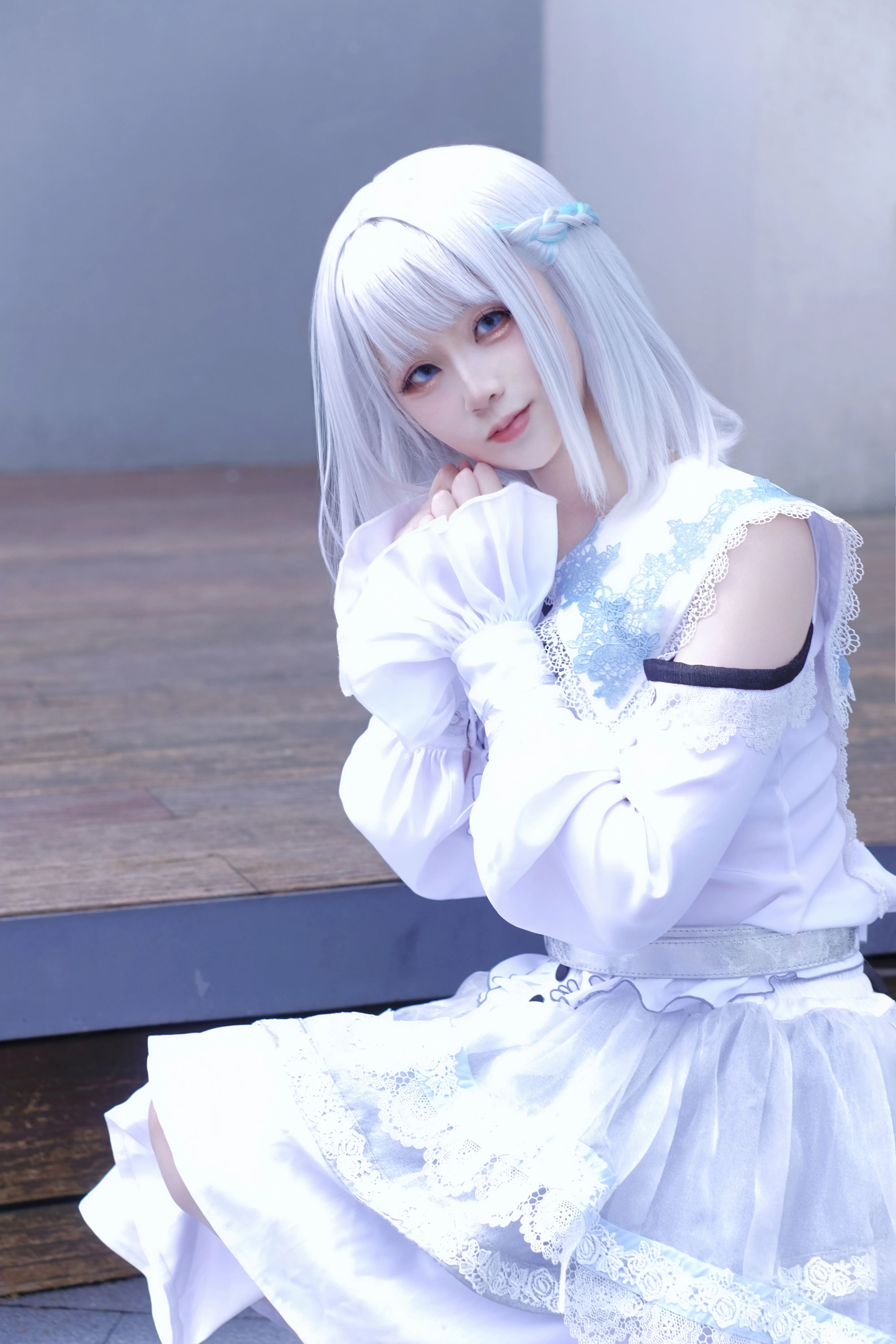 【學園偶像大師葛城莉莉婭cos】穿上初打歌服，定格廣州Only現場的純白大福 - 第 1 張