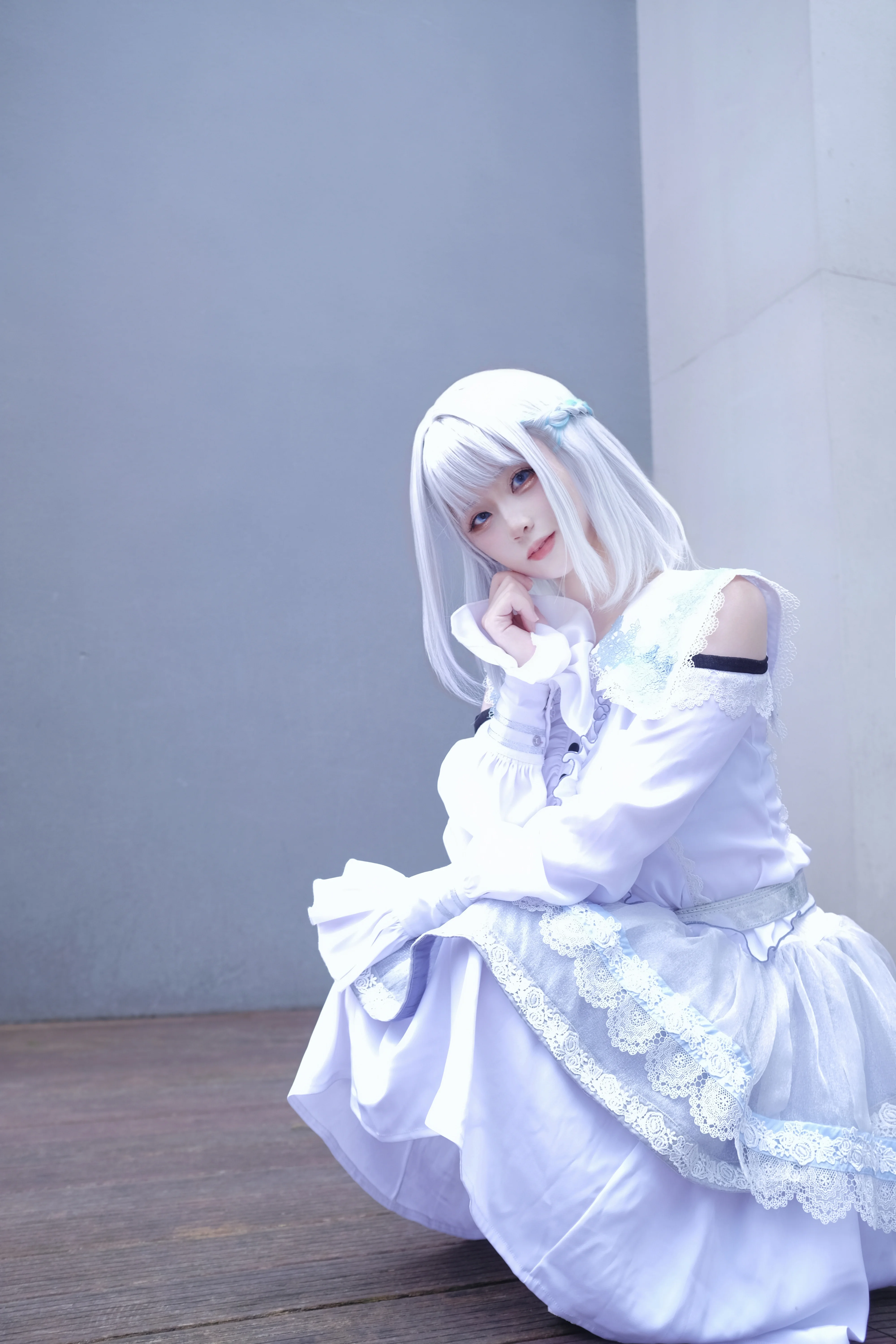 【學園偶像大師葛城莉莉婭cos】穿上初打歌服，定格廣州Only現場的純白大福 - 第 2 張