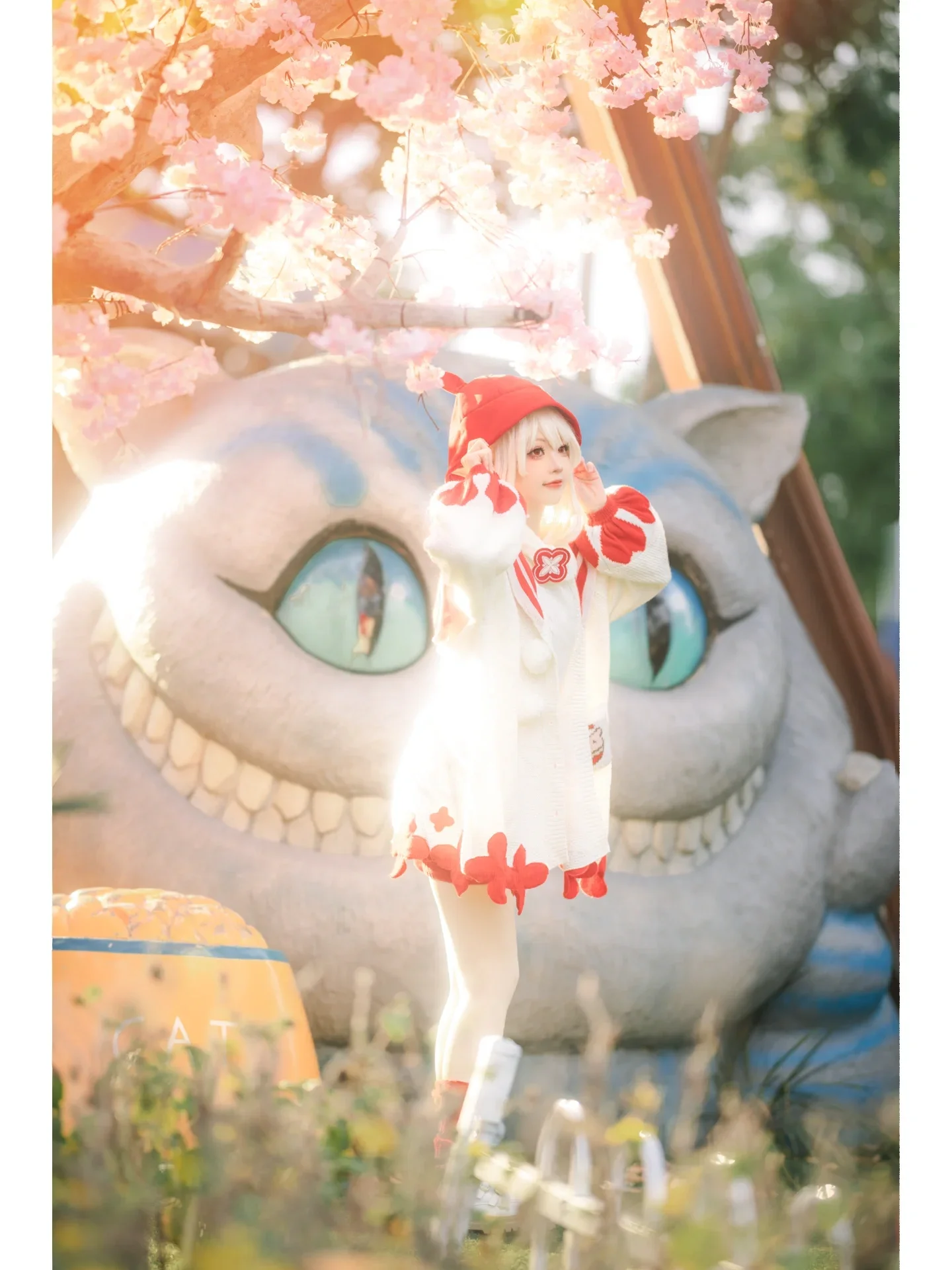 【可莉cos】蒙德城的火花骑士，红白相间的童话午后 - 第 6 张