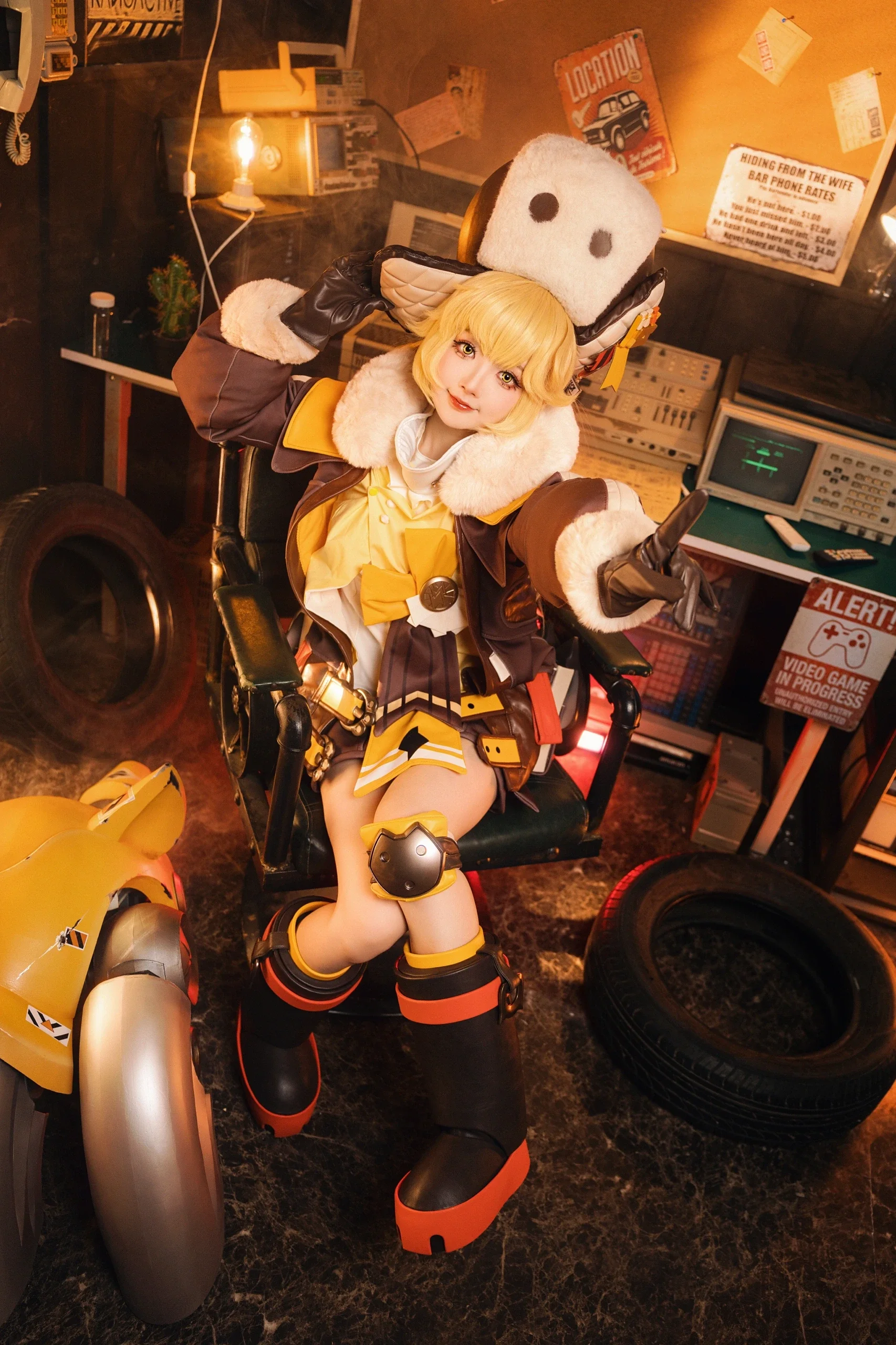 【フックコスプレ】『崩壊：スターレイル』意気揚々とした漆黒のフック様 - 2 枚目