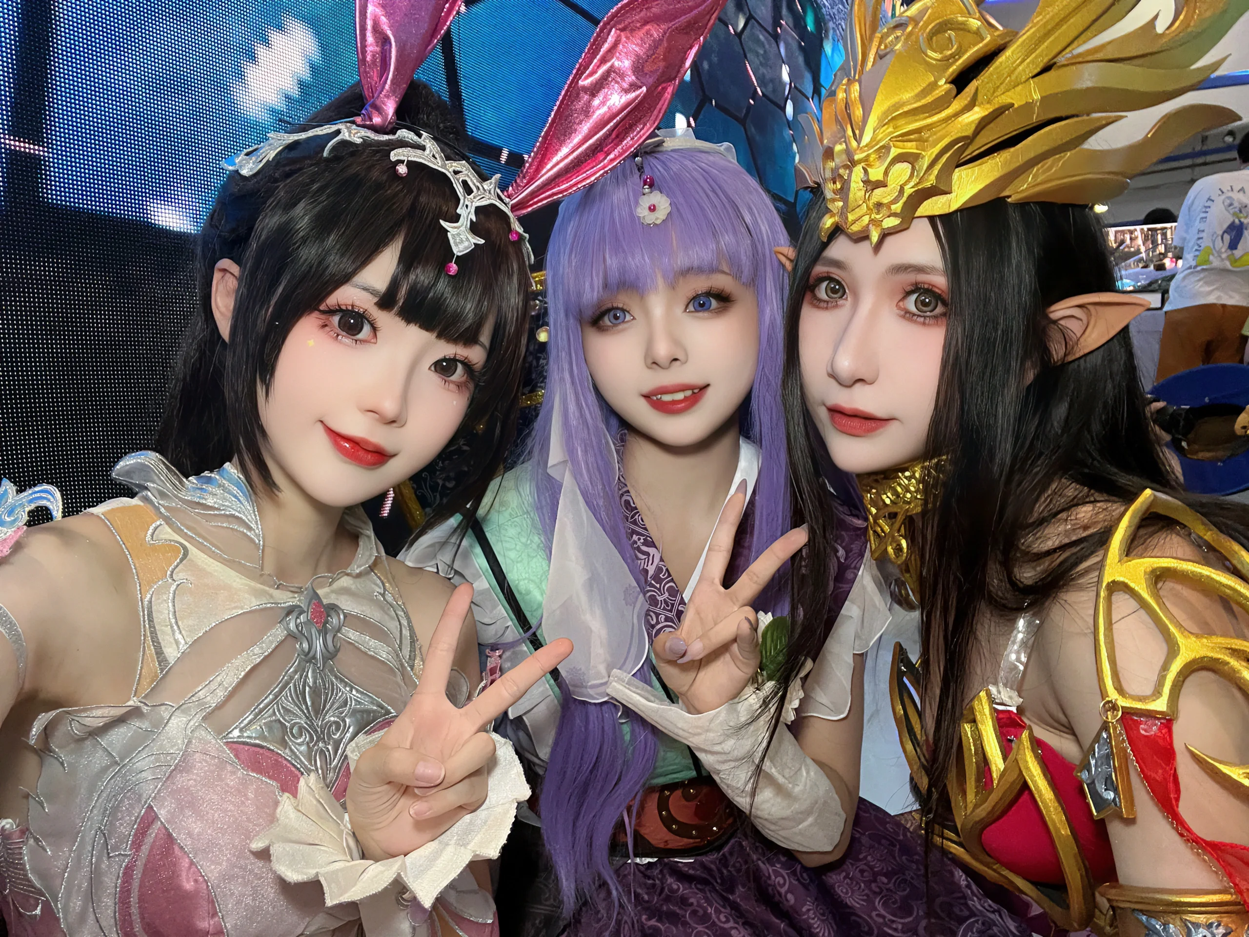 【小舞 コスプレ】『闘羅大陸』、杭州中国国際漫画アニメフェスティバル会場でのスイートコスプレなウサ耳パフォーマンス - 4 枚目