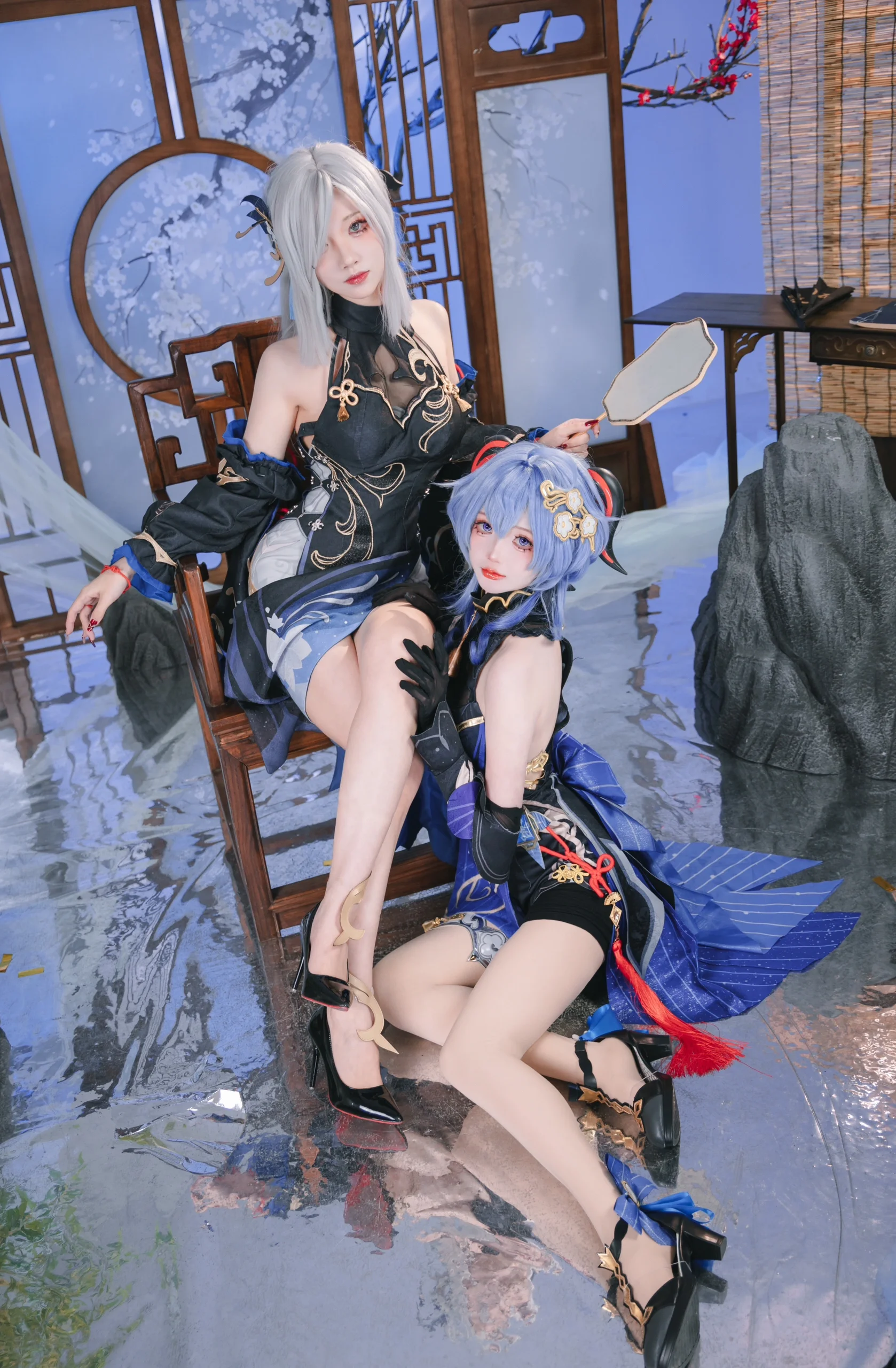 【甘雨cos】原神海灯节，与申鹤师妹的新衣服来啦 - 第 4 张