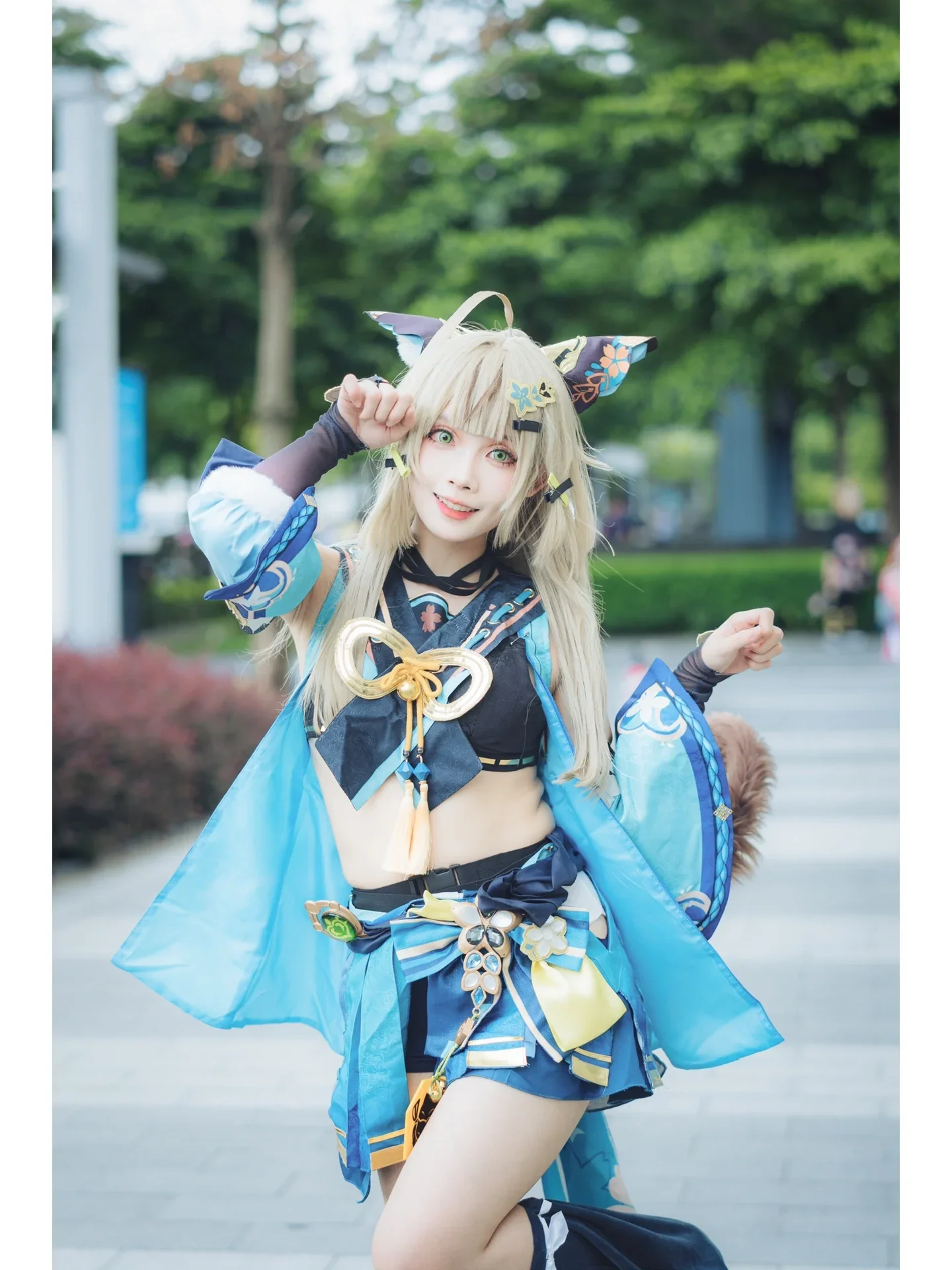【绮良良cos】miYoSummer广州限定，猫又快递员营业中 - 第 1 张