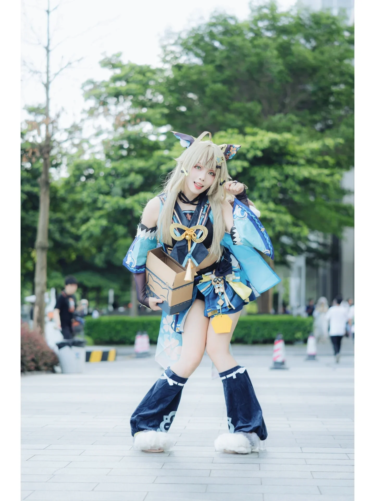 【绮良良cos】miYoSummer广州限定，猫又快递员营业中 - 第 2 张