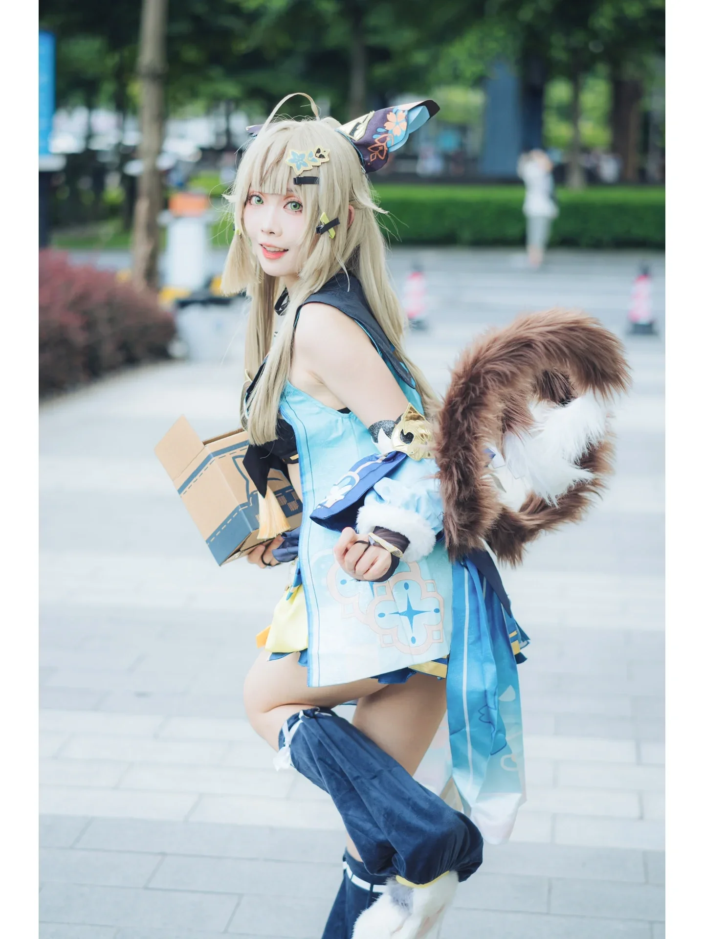 【绮良良cos】miYoSummer广州限定，猫又快递员营业中 - 第 4 张