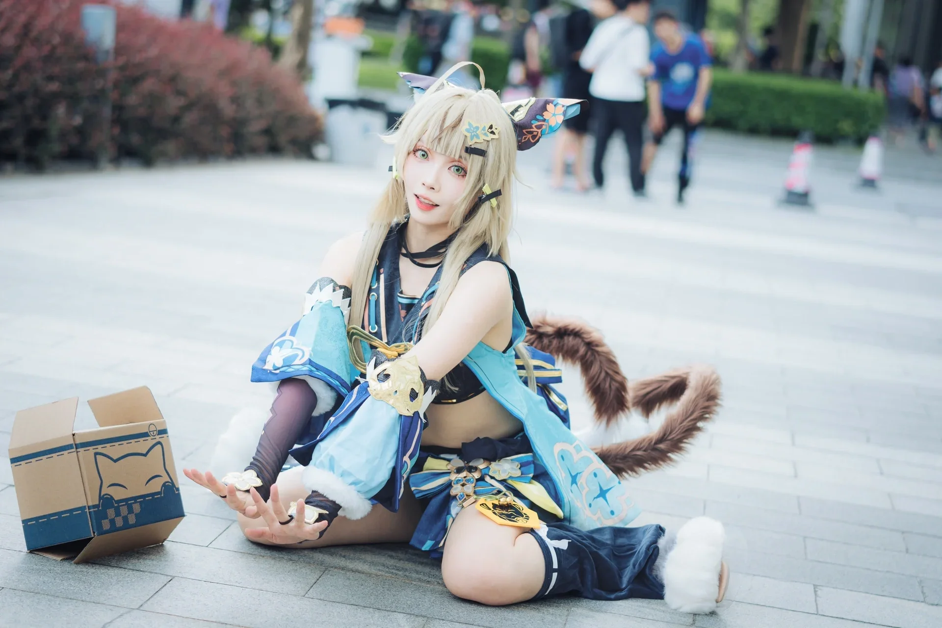 【绮良良cos】miYoSummer广州限定，猫又快递员营业中 - 第 8 张