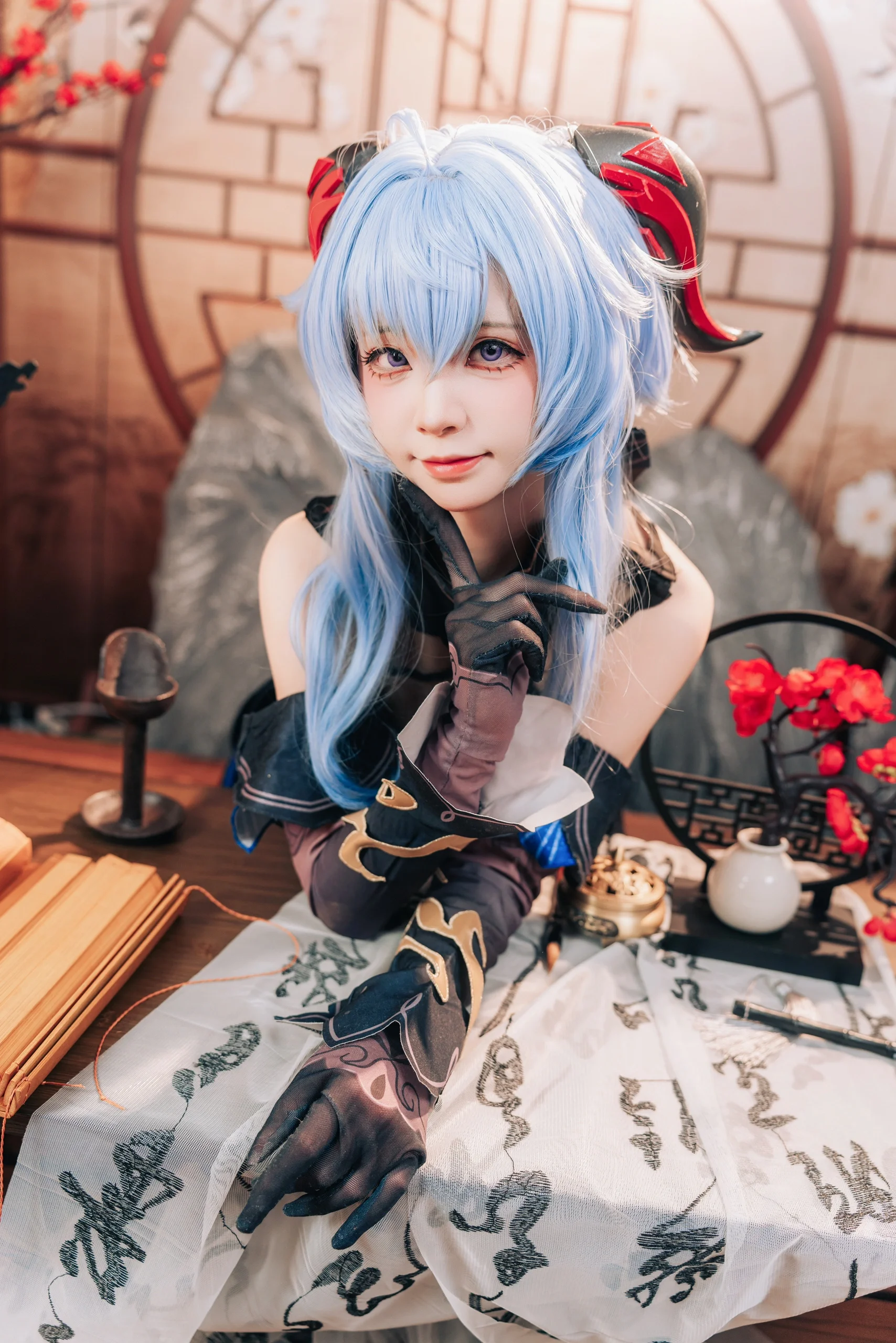 【甘雨cos】海灯节氛围感大片，璃月秘书的春日闲情 - 第 10 张