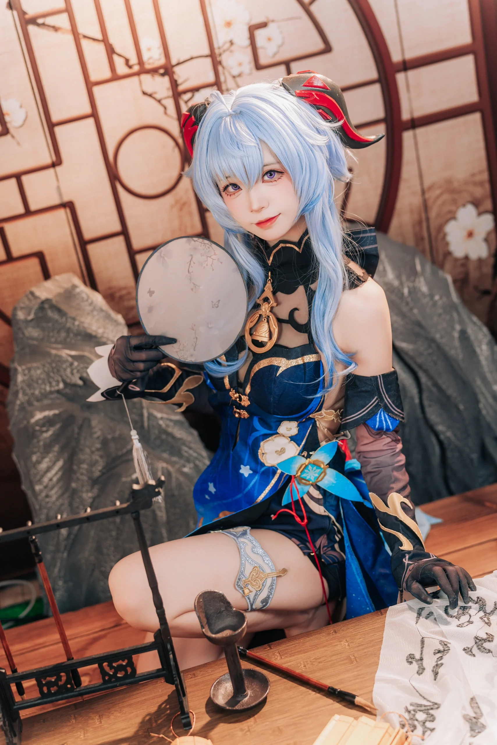【甘雨cos】海灯节氛围感大片，璃月秘书的春日闲情 - 第 2 张