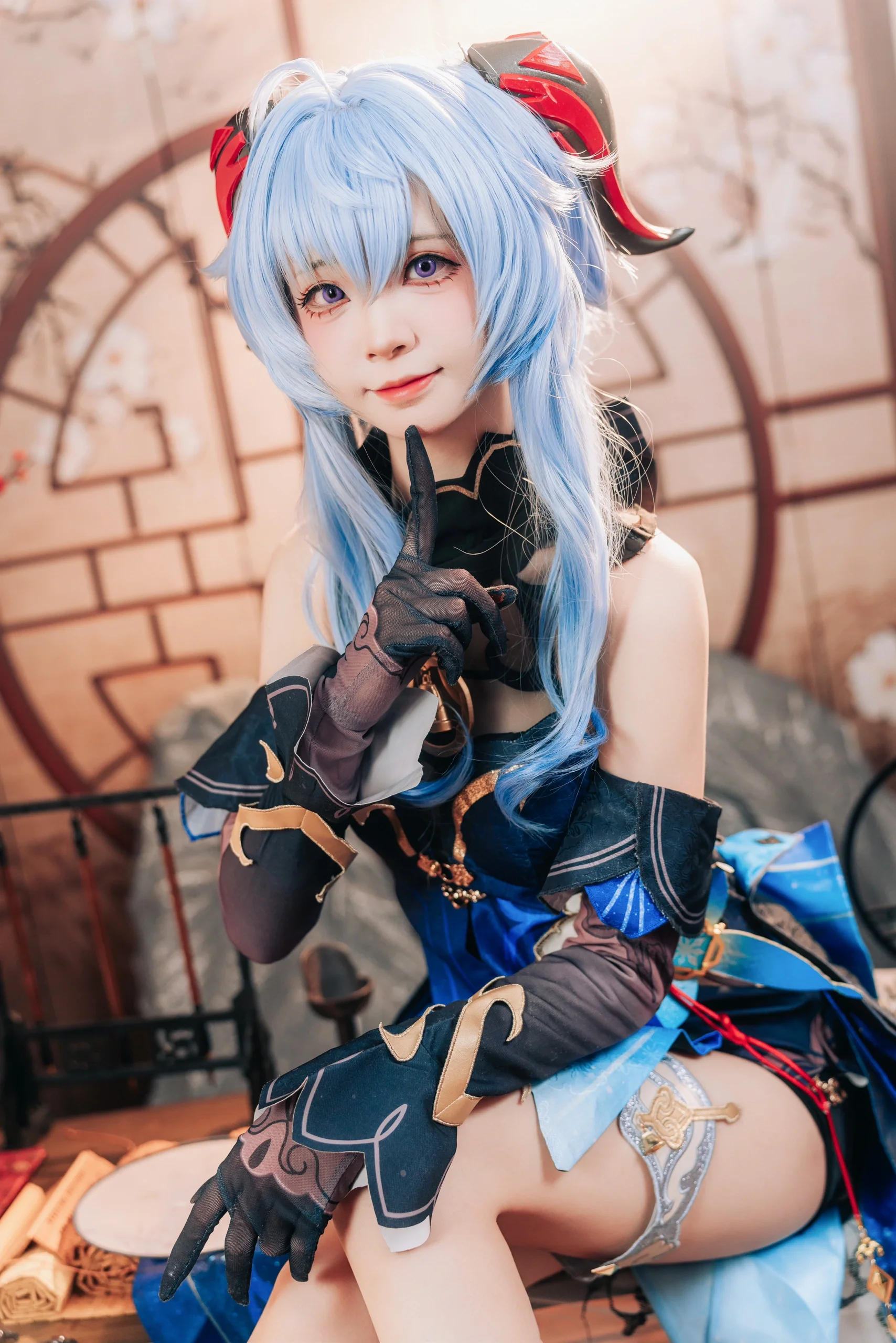【甘雨cos】海灯节氛围感大片，璃月秘书的春日闲情 - 第 6 张