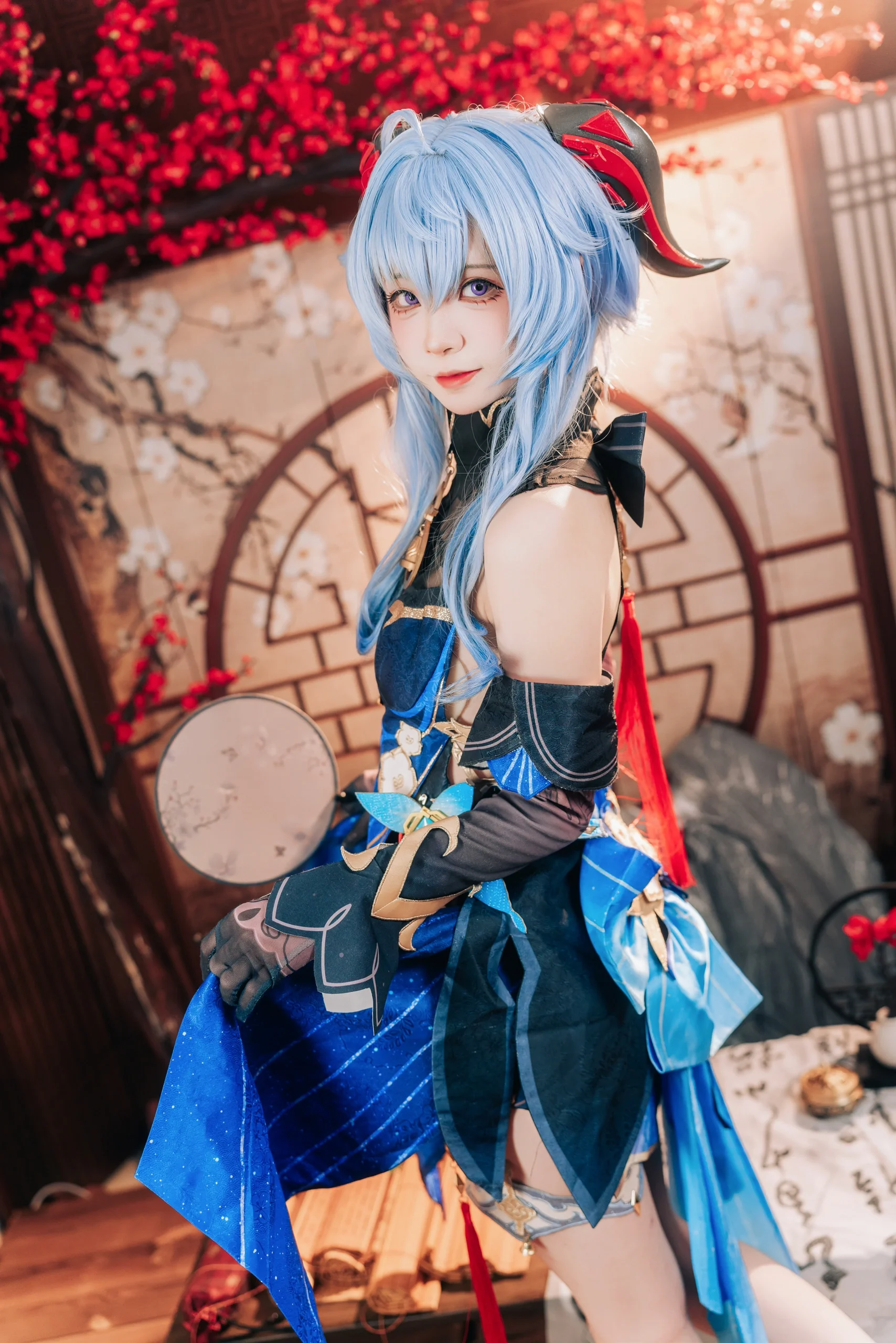 【甘雨cos】海灯节氛围感大片，璃月秘书的春日闲情 - 第 7 张