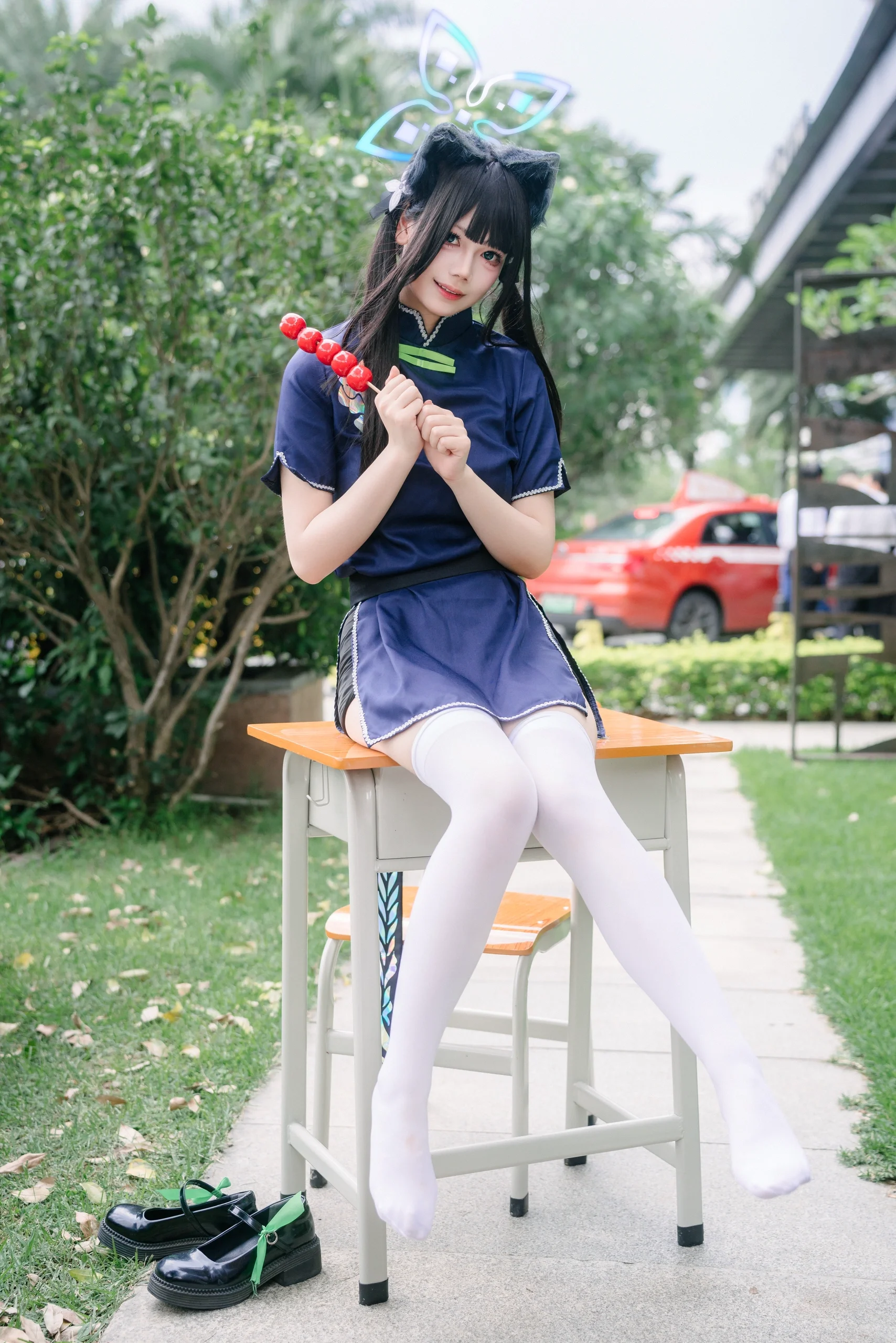 【春原瞬cos】碧藍檔案的校園日常，定格課桌旁的俏皮一瞬 - 第 9 張