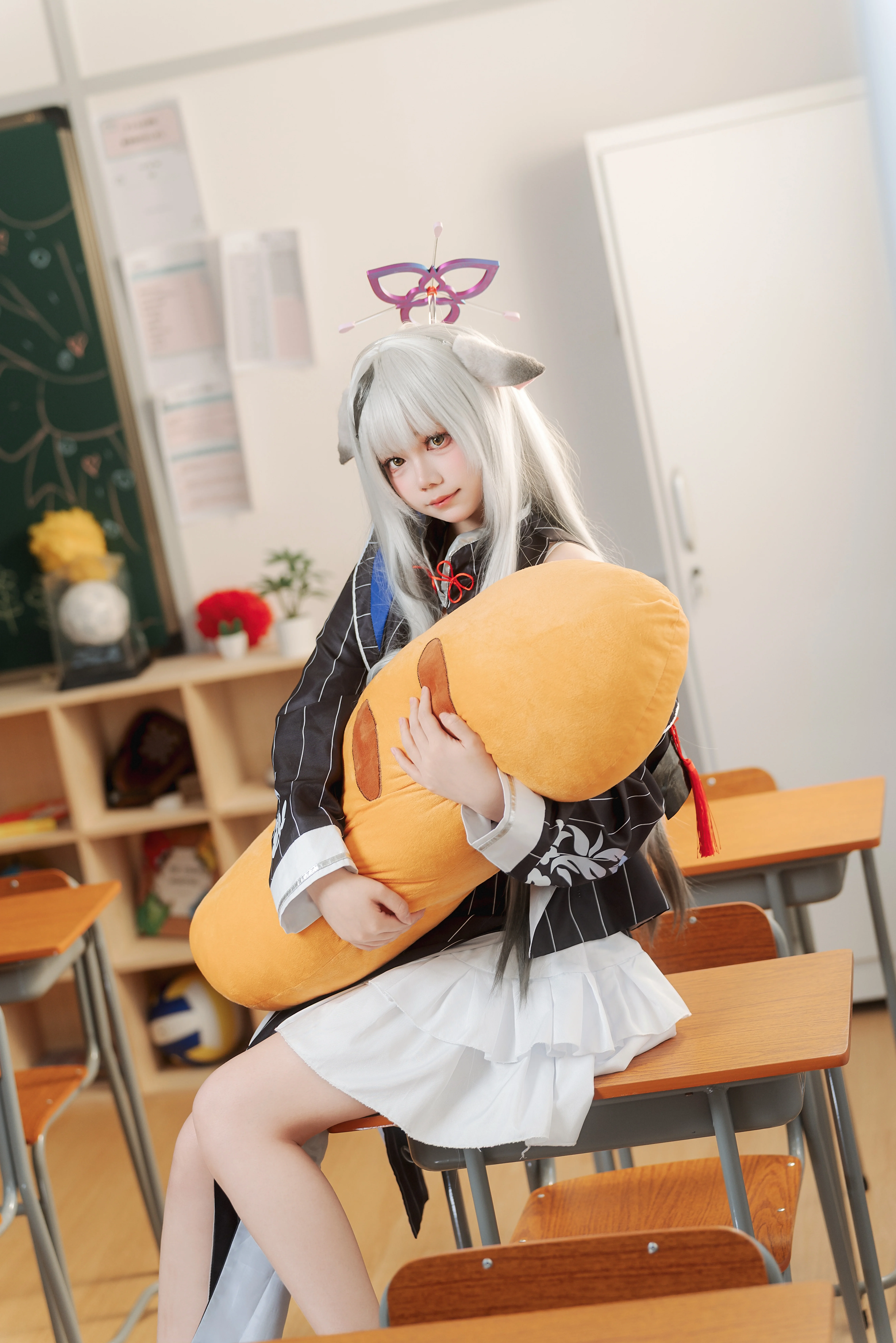 【春原心奈cos】蔚蓝档案的黑白校园侧写 - 第 5 张