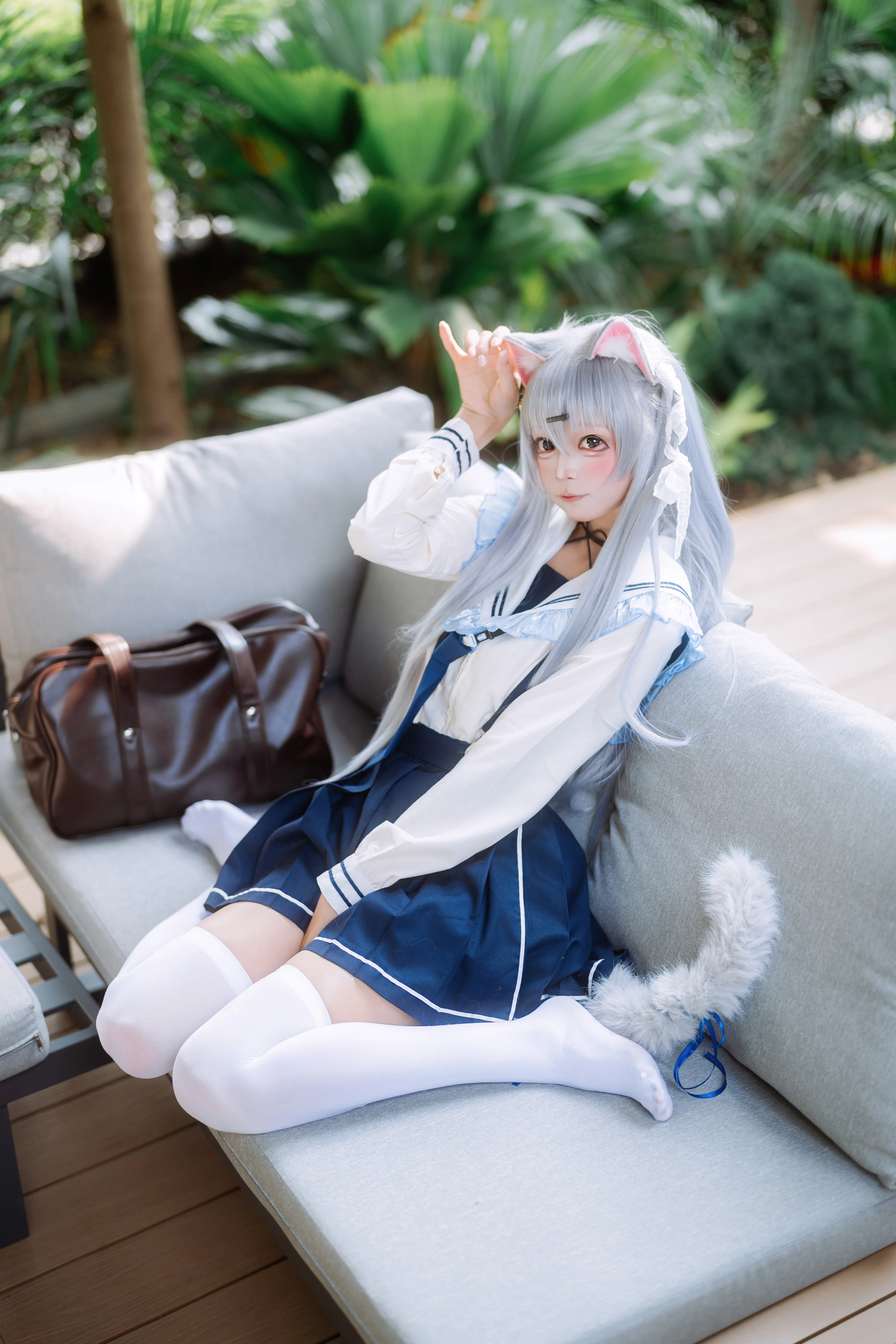 【雪村千绘莉cos】在萤火虫漫展捕捉一只悠闲的猫咪 - 第 1 张