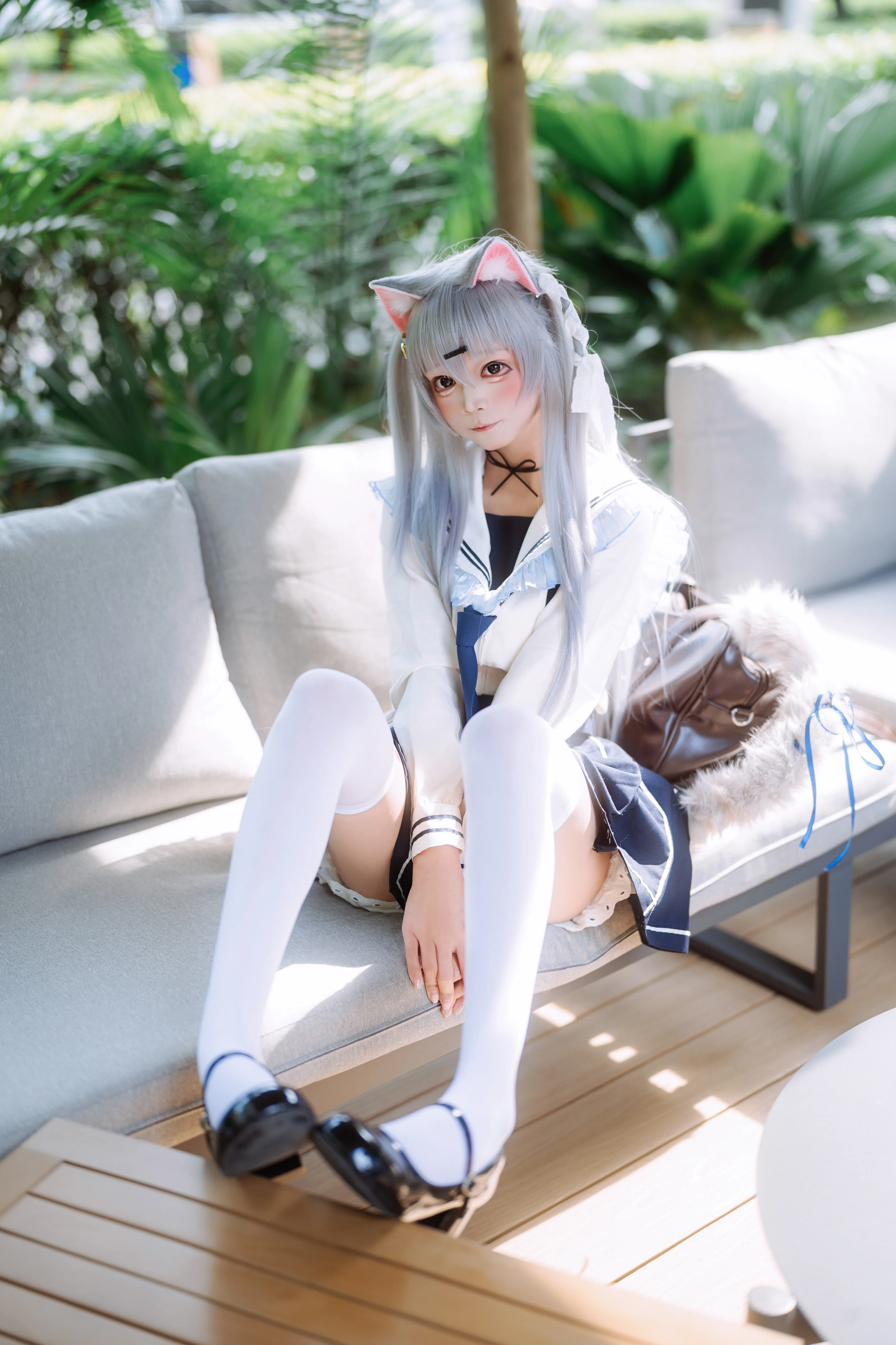 【雪村千绘莉cos】在萤火虫漫展捕捉一只悠闲的猫咪