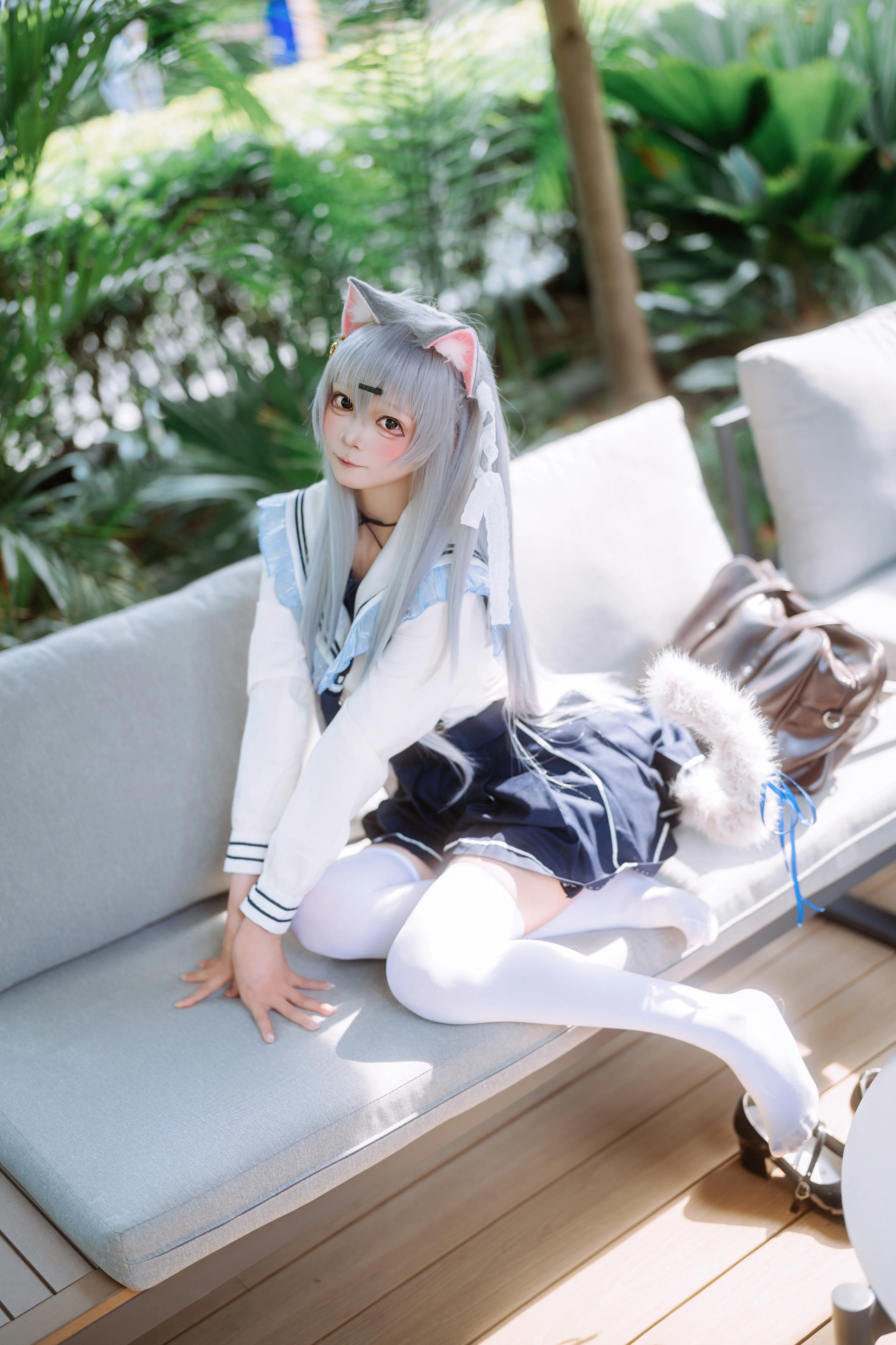 【雪村千绘莉cos】在萤火虫漫展捕捉一只悠闲的猫咪 - 第 3 张