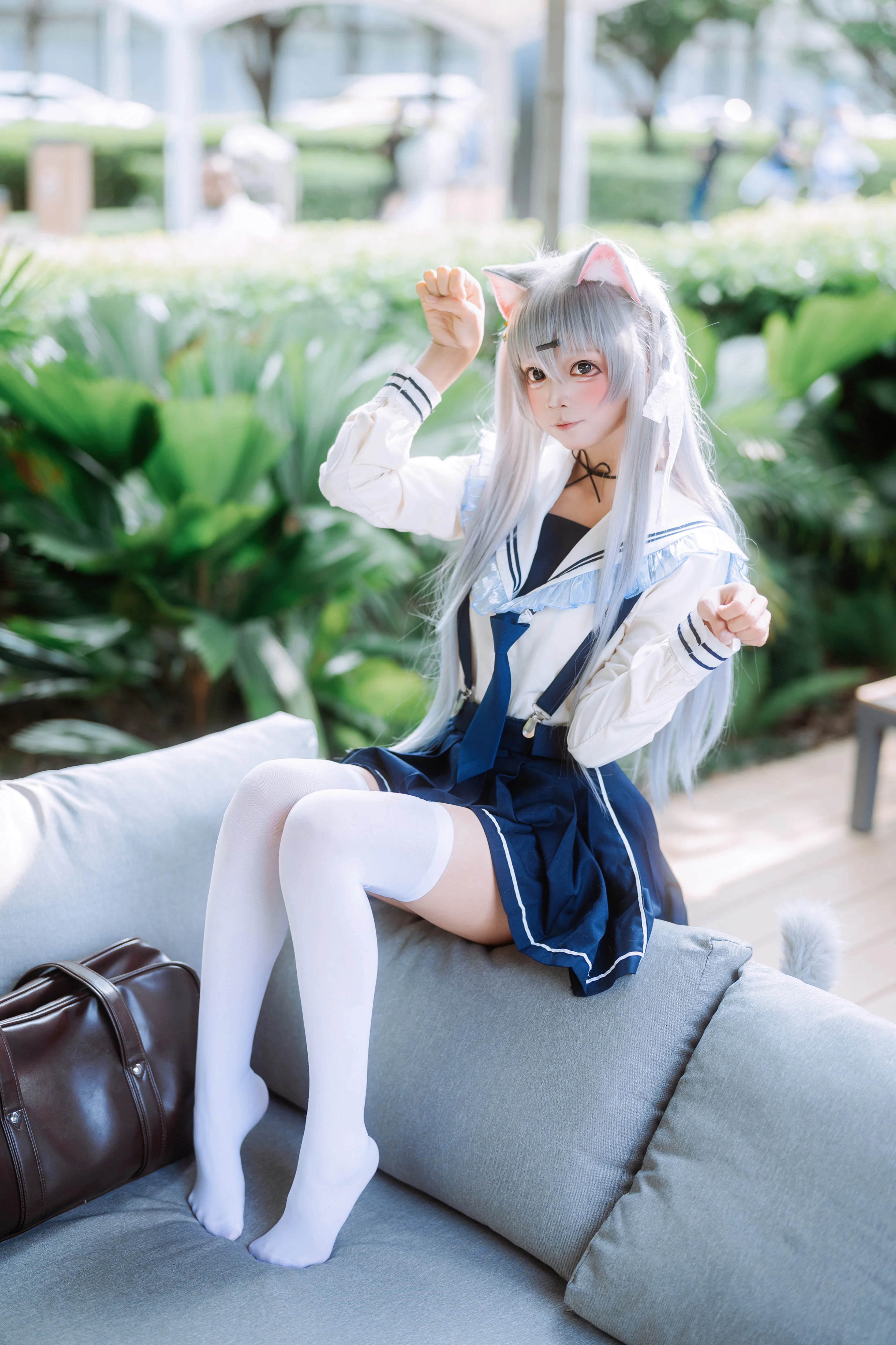 【雪村千绘莉cos】在萤火虫漫展捕捉一只悠闲的猫咪 - 第 4 张