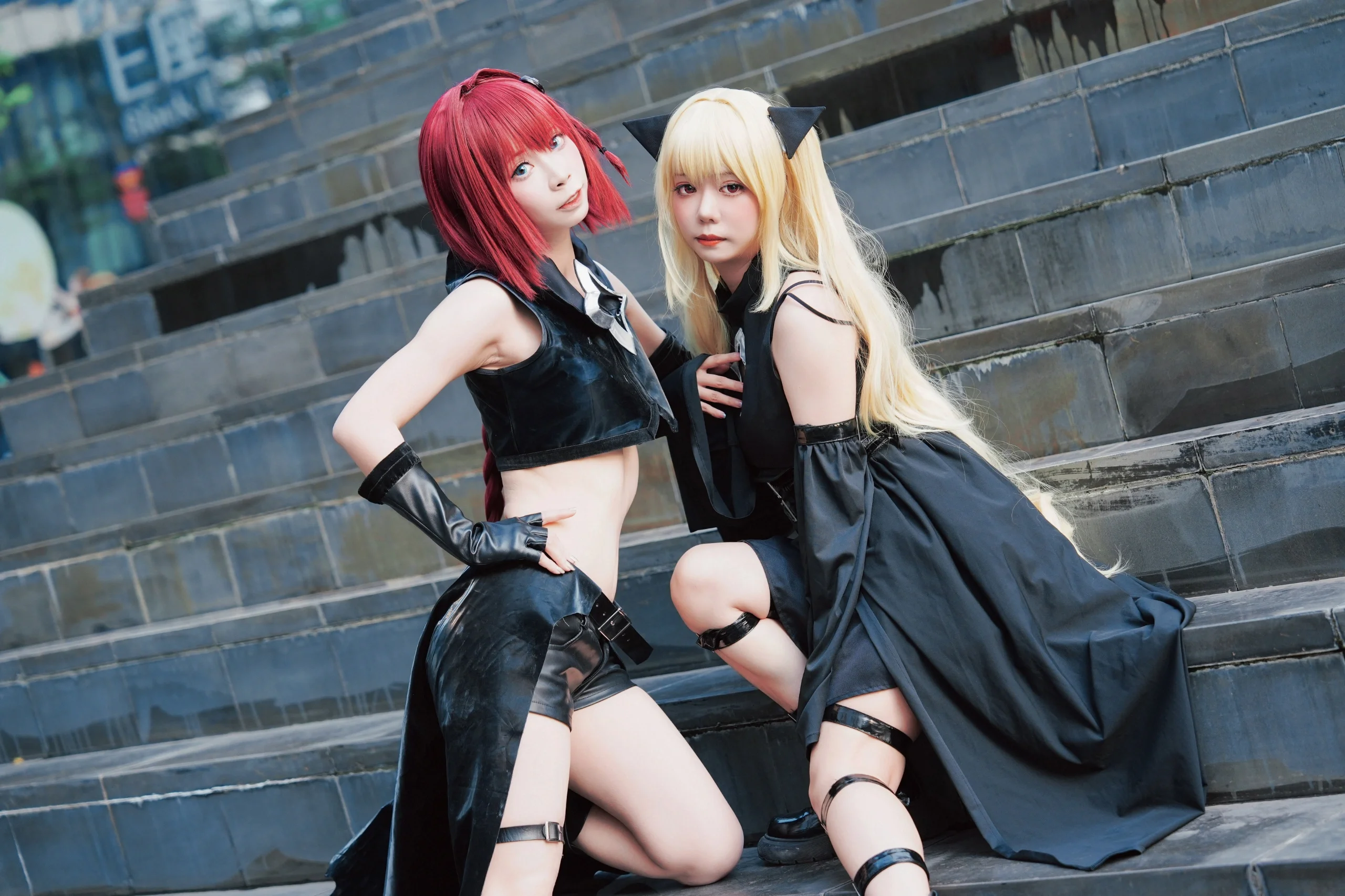 【金色暗影cos】出包王女Darkness，CICF漫展双人组 - 第 4 张
