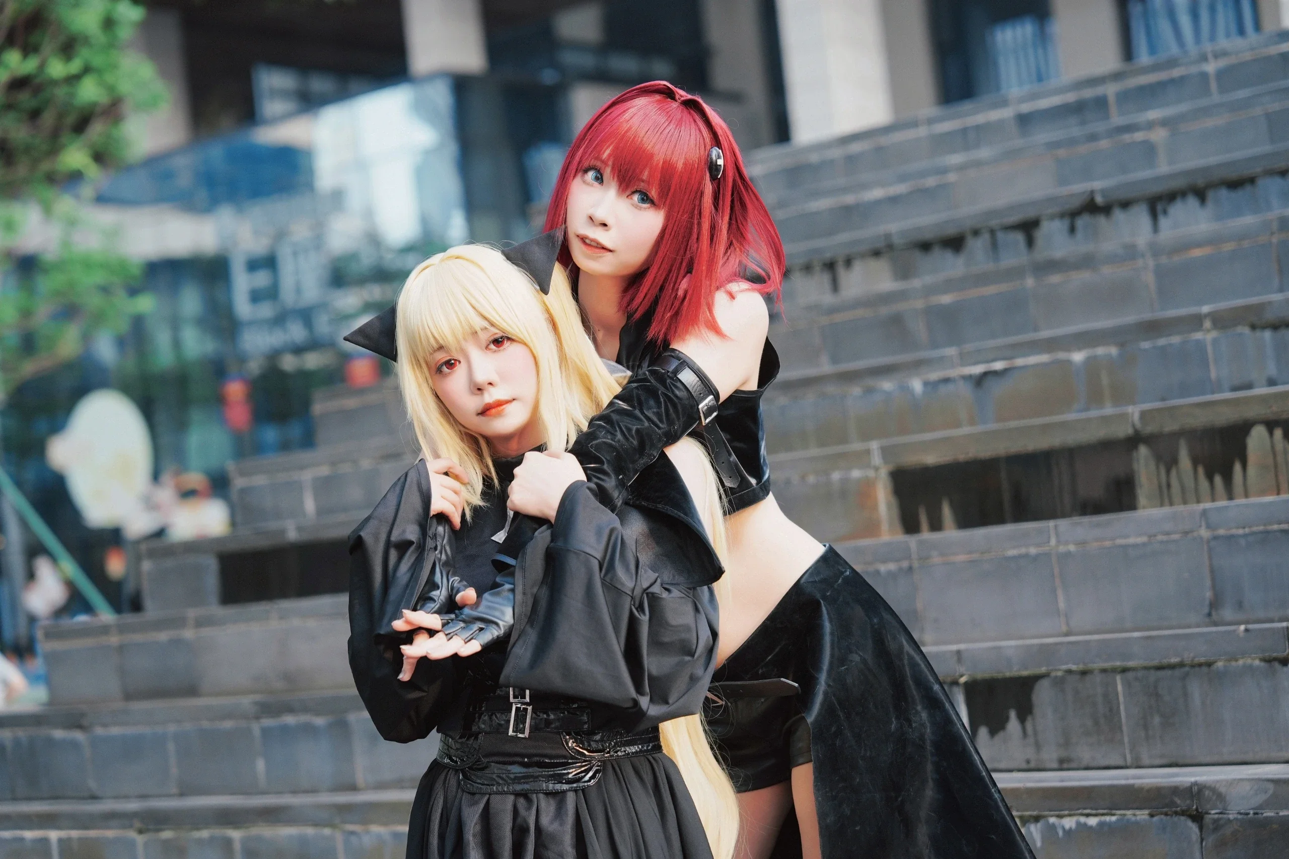 【金色暗影cos】出包王女Darkness，CICF漫展双人组 - 第 5 张