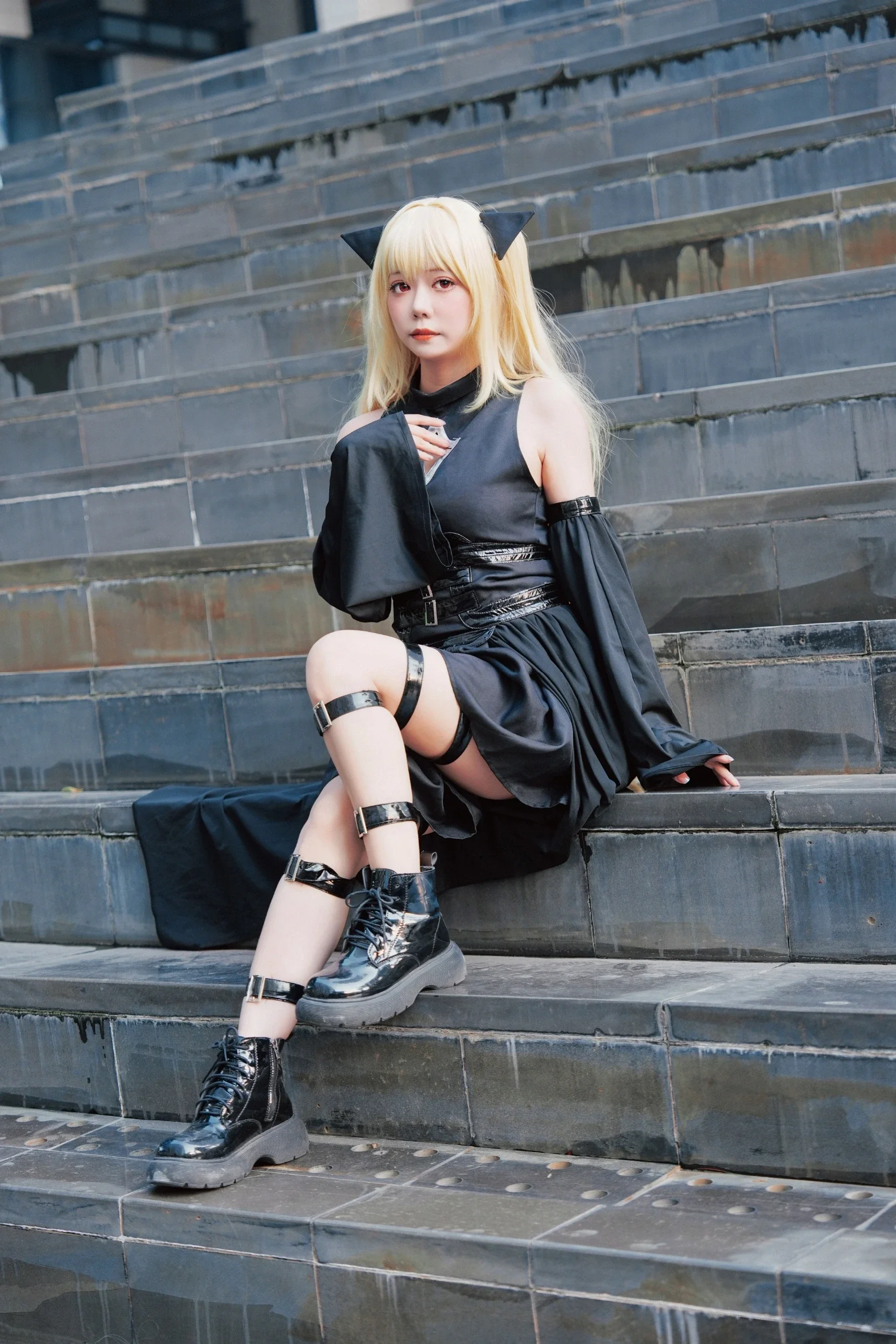 【金色暗影cos】出包王女Darkness，CICF漫展双人组 - 第 7 张