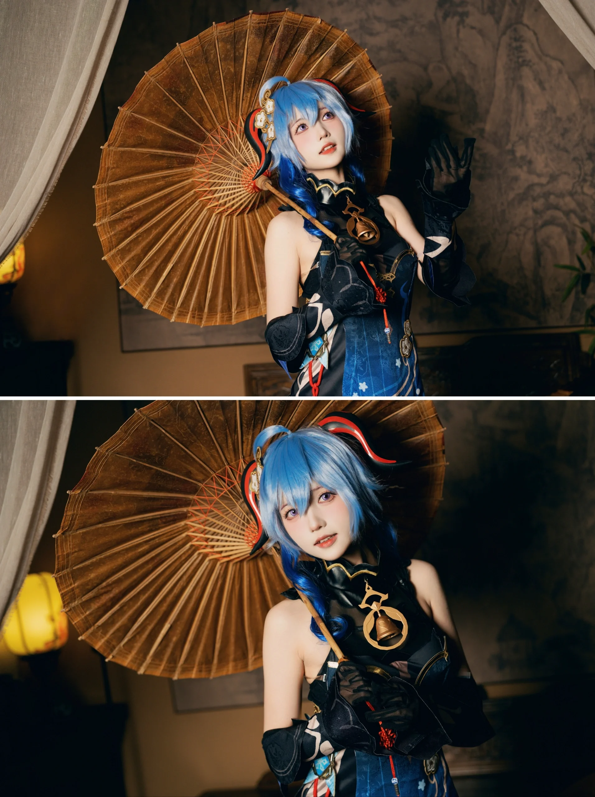 【甘雨cos】夜幕下的璃月仙鳞，手持法球的玄玉瑶芳 - 第 7 张