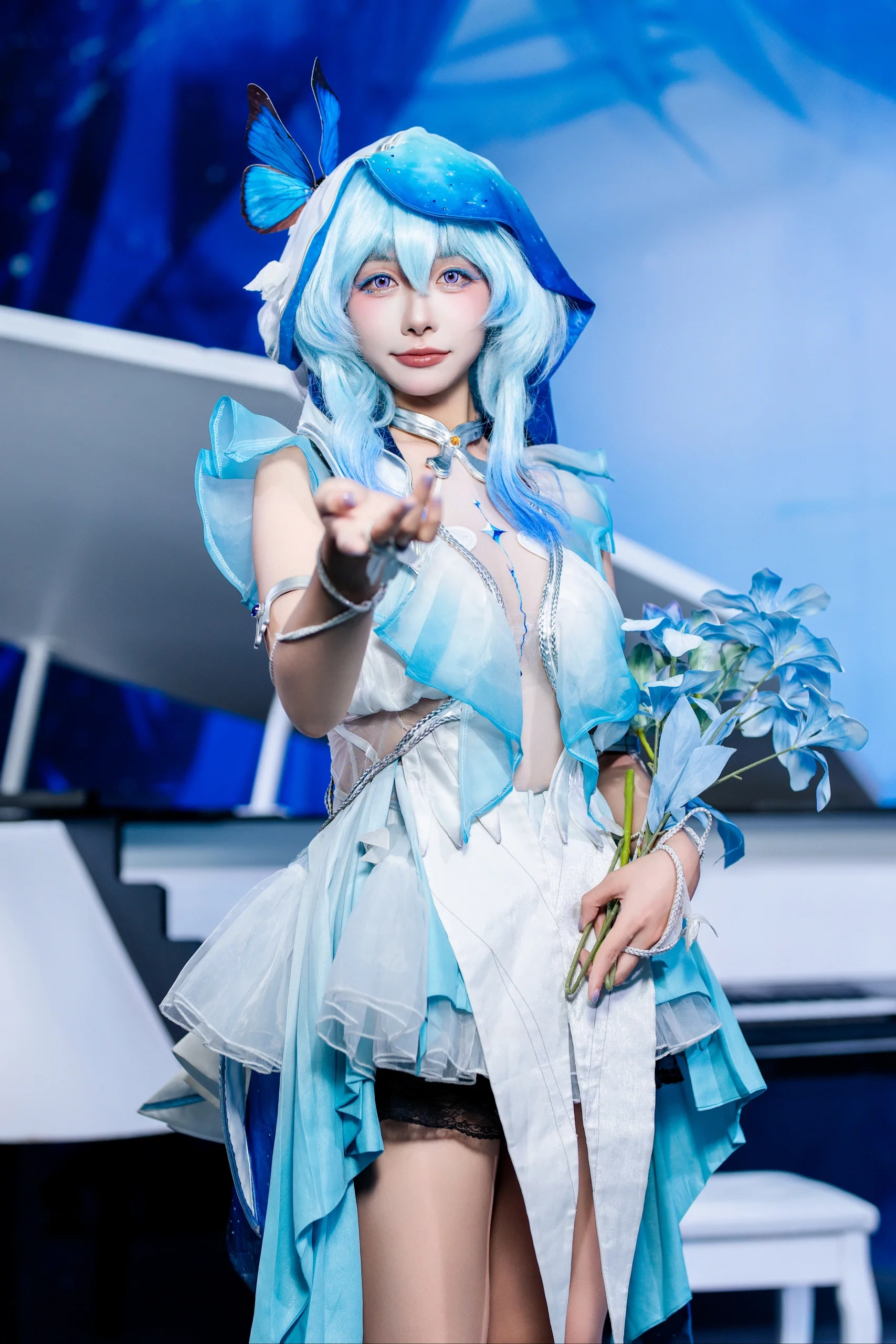 【守岸人cos】鸣潮里的蓝色蝶影