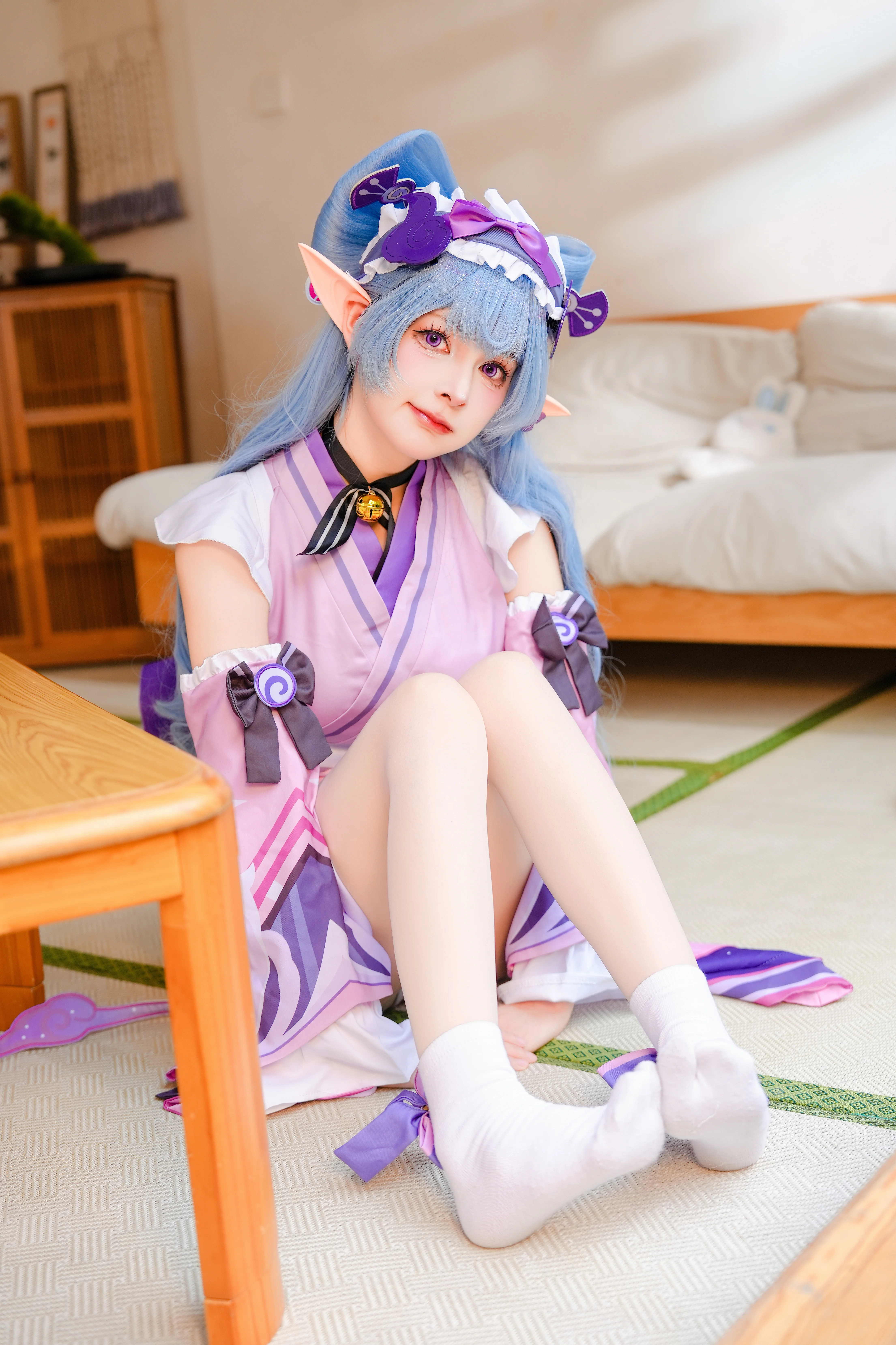 【梦见月瑞希cos】原神梦幻蓝发精灵的居家日常 - 第 2 张