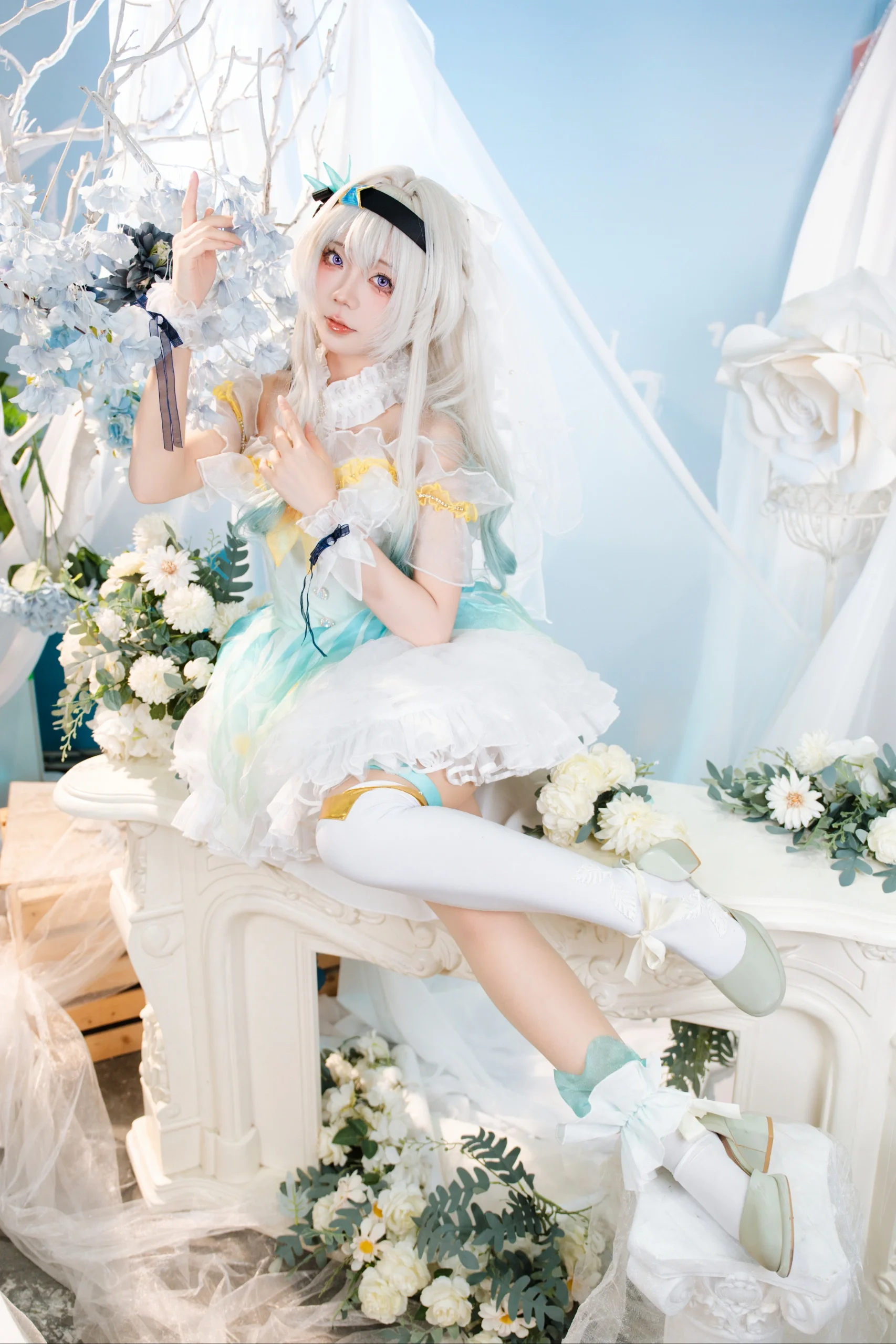 【流萤cos】崩坏星穹铁道萤火虫day3花嫁正片 - 第 10 张