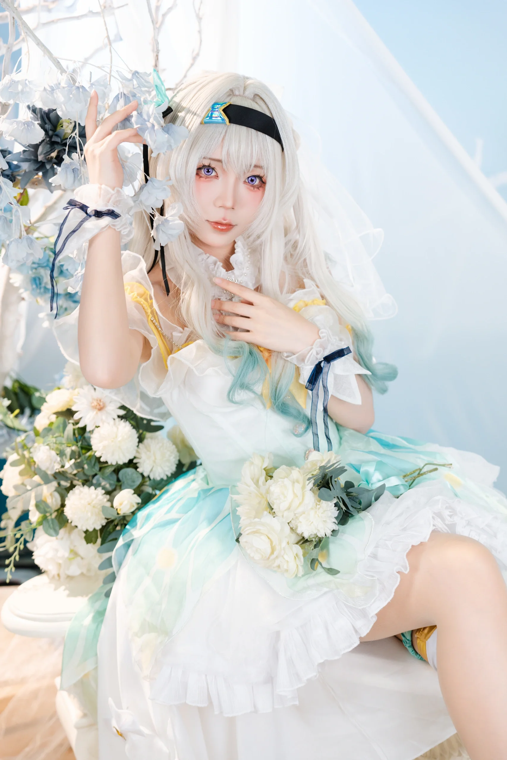 【流萤cos】崩坏星穹铁道萤火虫day3花嫁正片 - 第 12 张