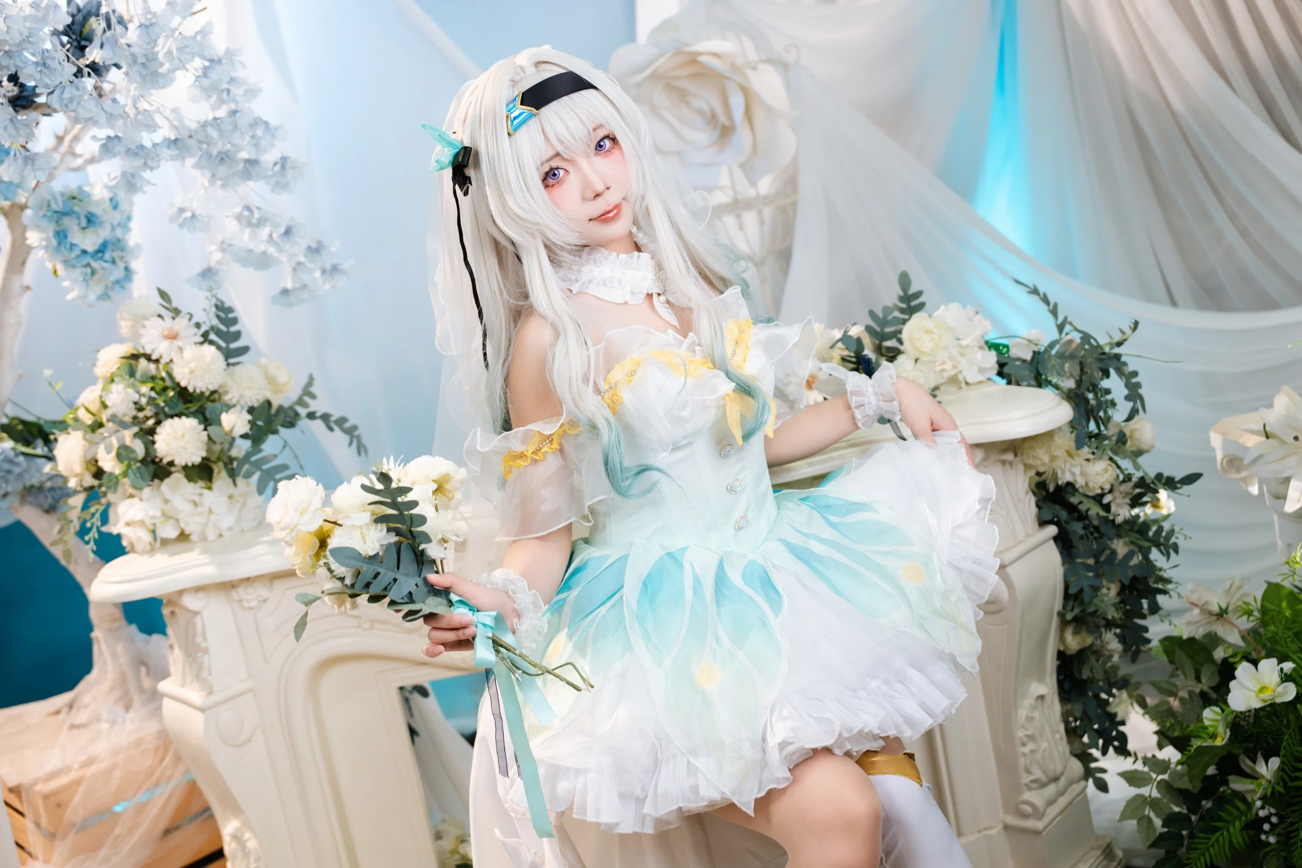 【流萤cos】崩坏星穹铁道萤火虫day3花嫁正片 - 第 4 张