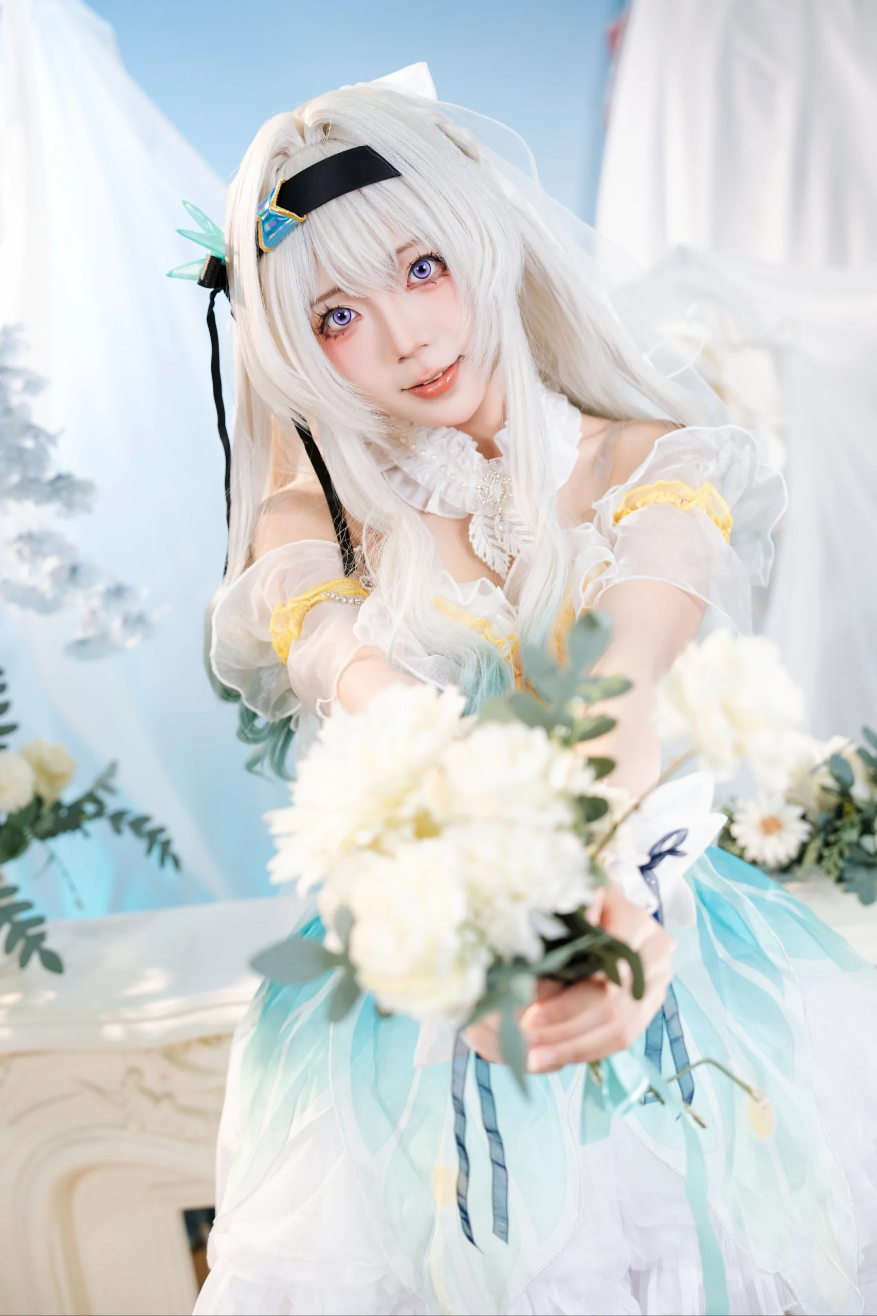【流萤cos】崩坏星穹铁道萤火虫day3花嫁正片 - 第 6 张