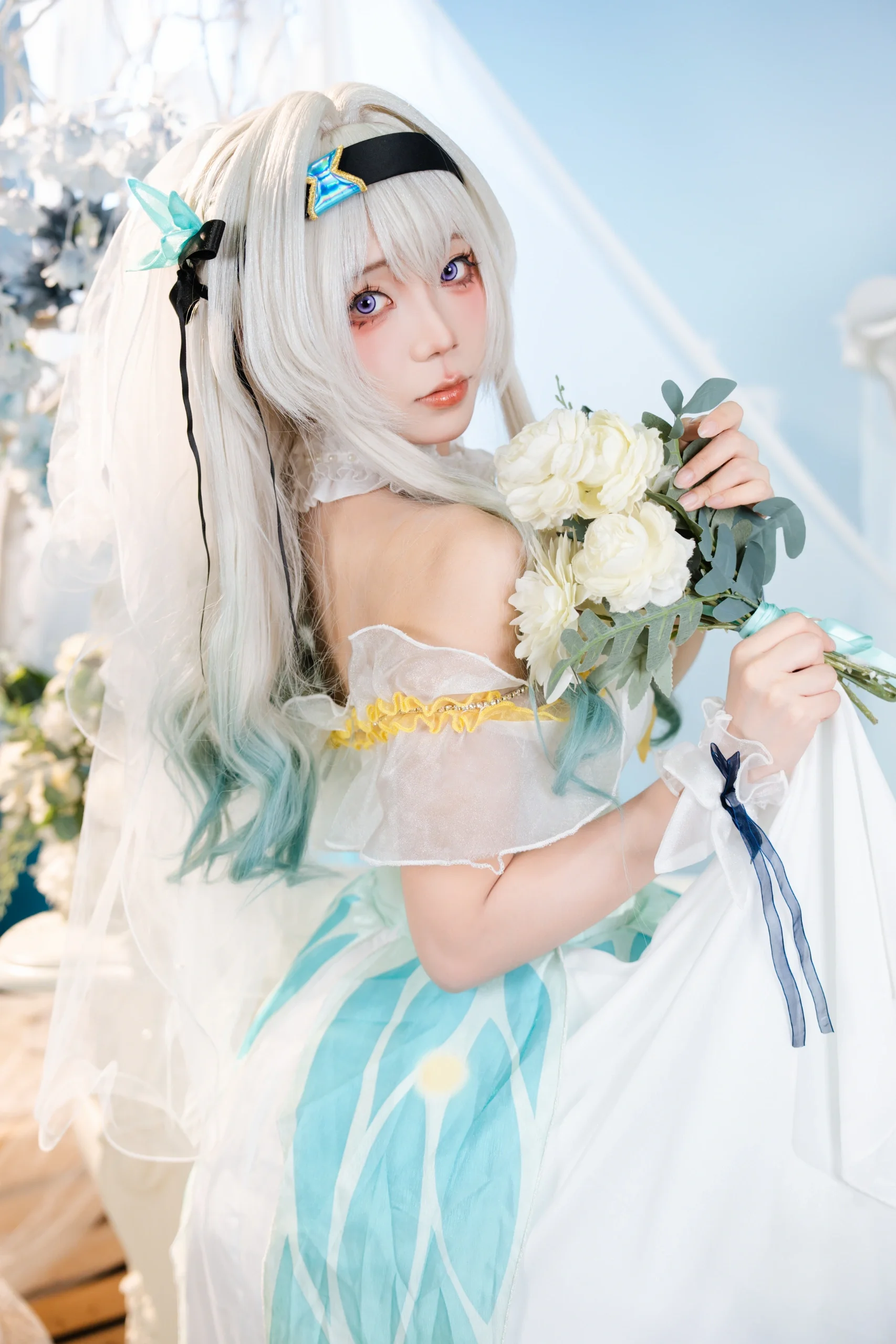 【流萤cos】崩坏星穹铁道萤火虫day3花嫁正片 - 第 7 张