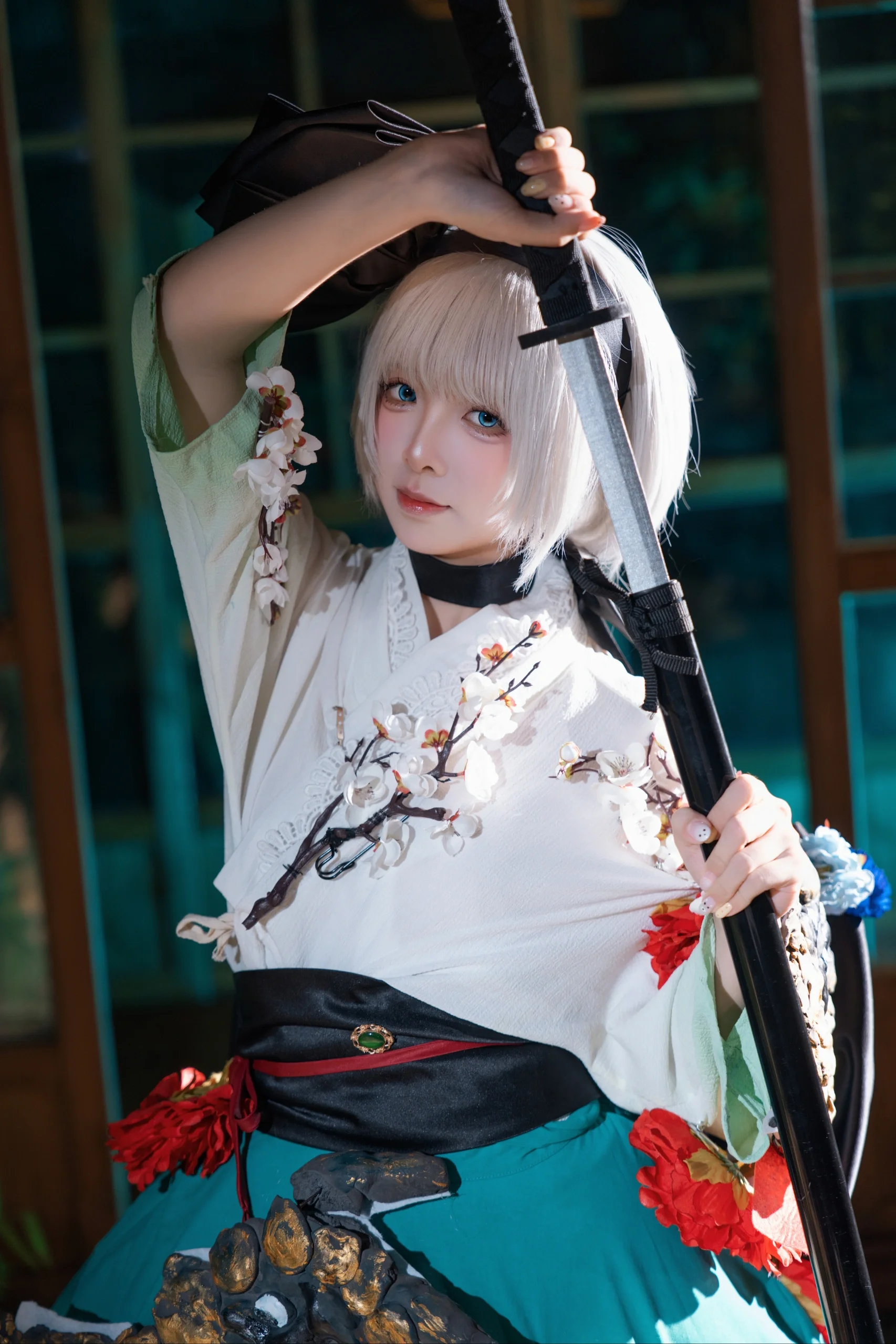 【魂魄妖梦cos】在东方Project的日式庭院中演绎幽玄剑意 - 第 2 张